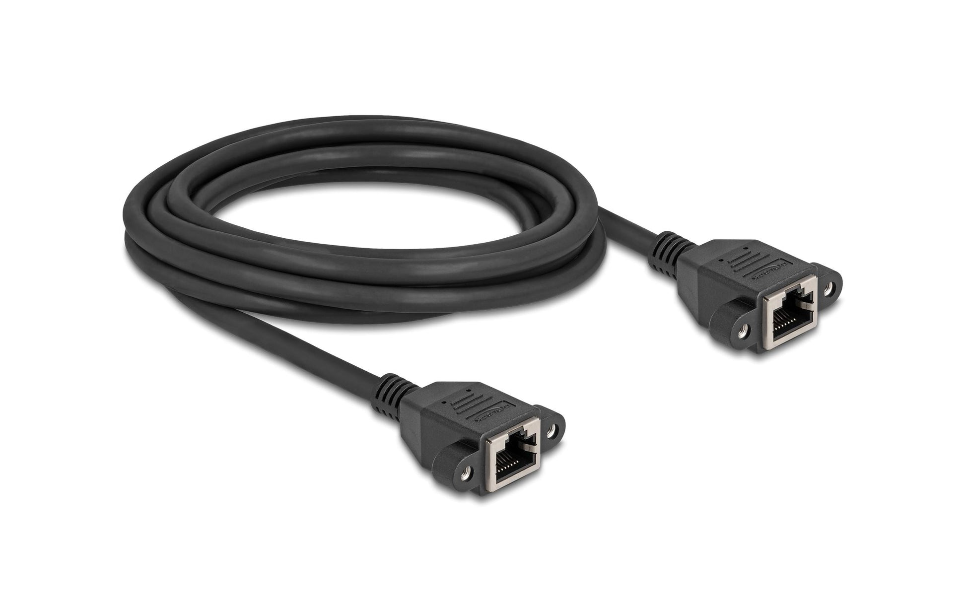 DeLOCK Patchkabel – Cat 6A S/FTP, 3 m, Schwarz, RJ-45