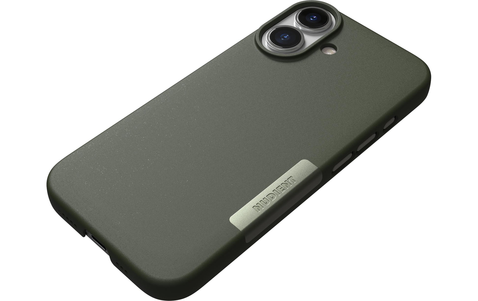 NUDIENT Backcover Thin – für Apple iPhone 17 – dunkelgrün – MagSafe-kompatibel