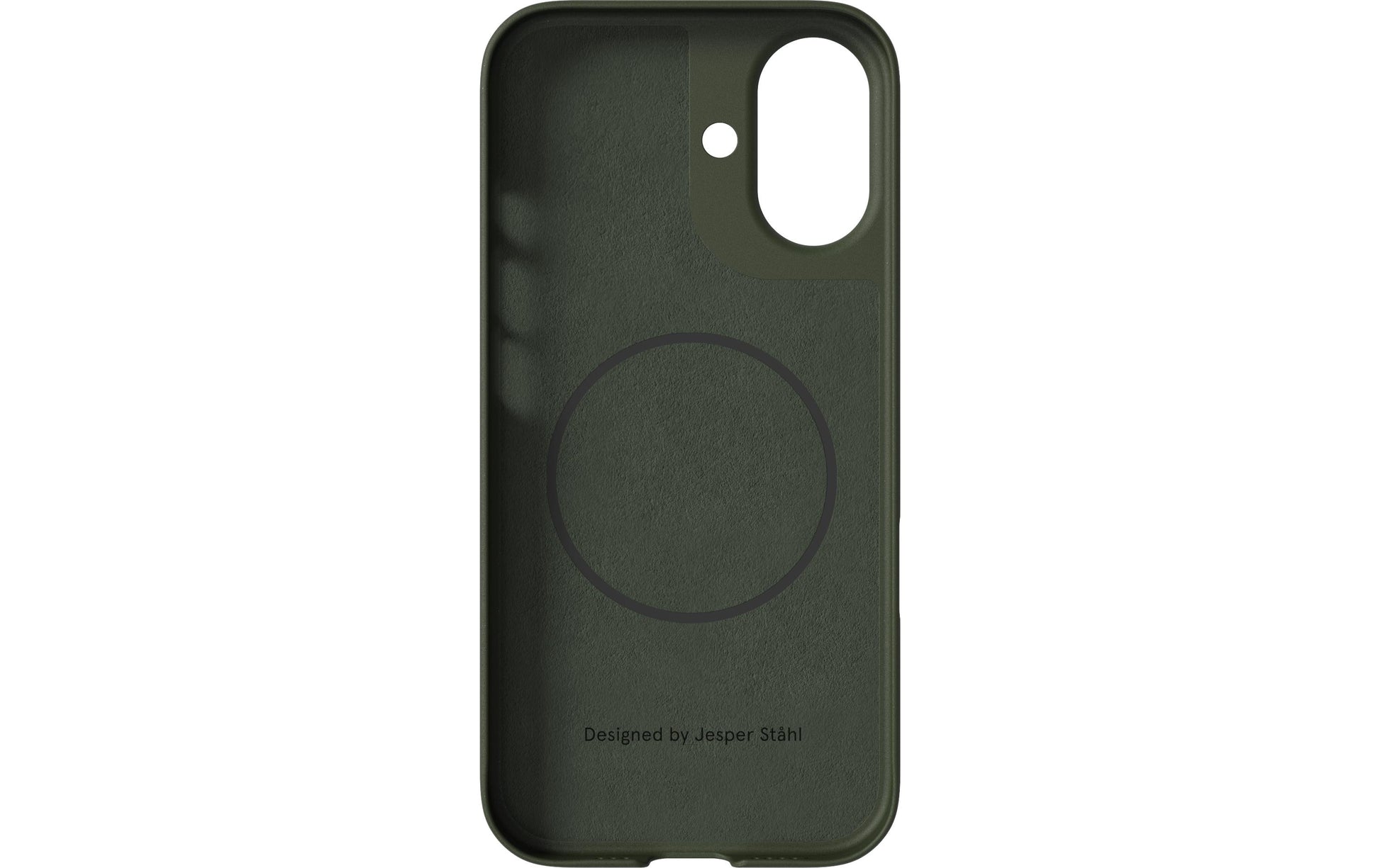 NUDIENT Backcover Thin – für Apple iPhone 17 – dunkelgrün – MagSafe-kompatibel
