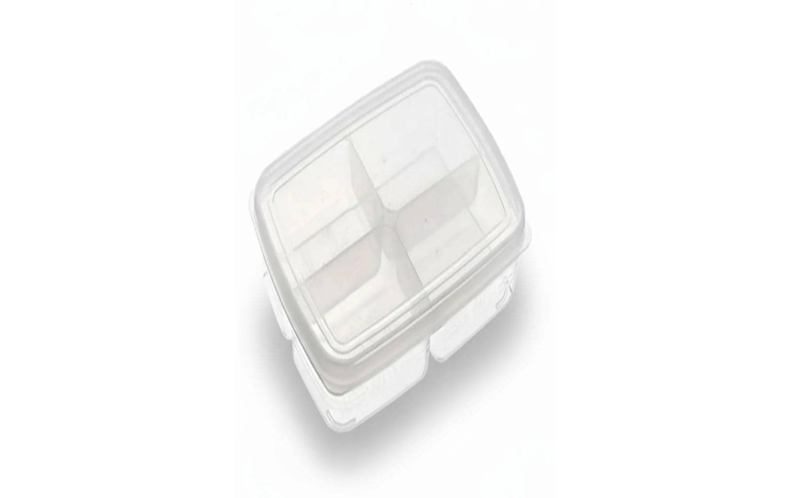 Hermia Vorratsdose 400 ml, 15,5 × 21 × 3,5 cm, Kunststoff, transparent, 12 Stk.