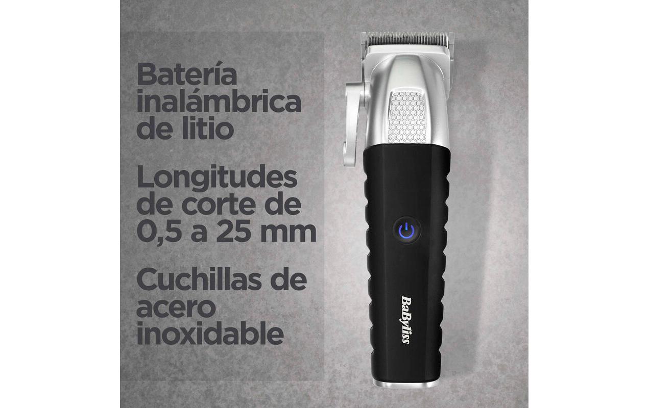 BaByliss Haarschneider E812E – 0,5–25 mm Schnittlänge, Li-Ion Akku, 20 min Laufzeit – schwarz