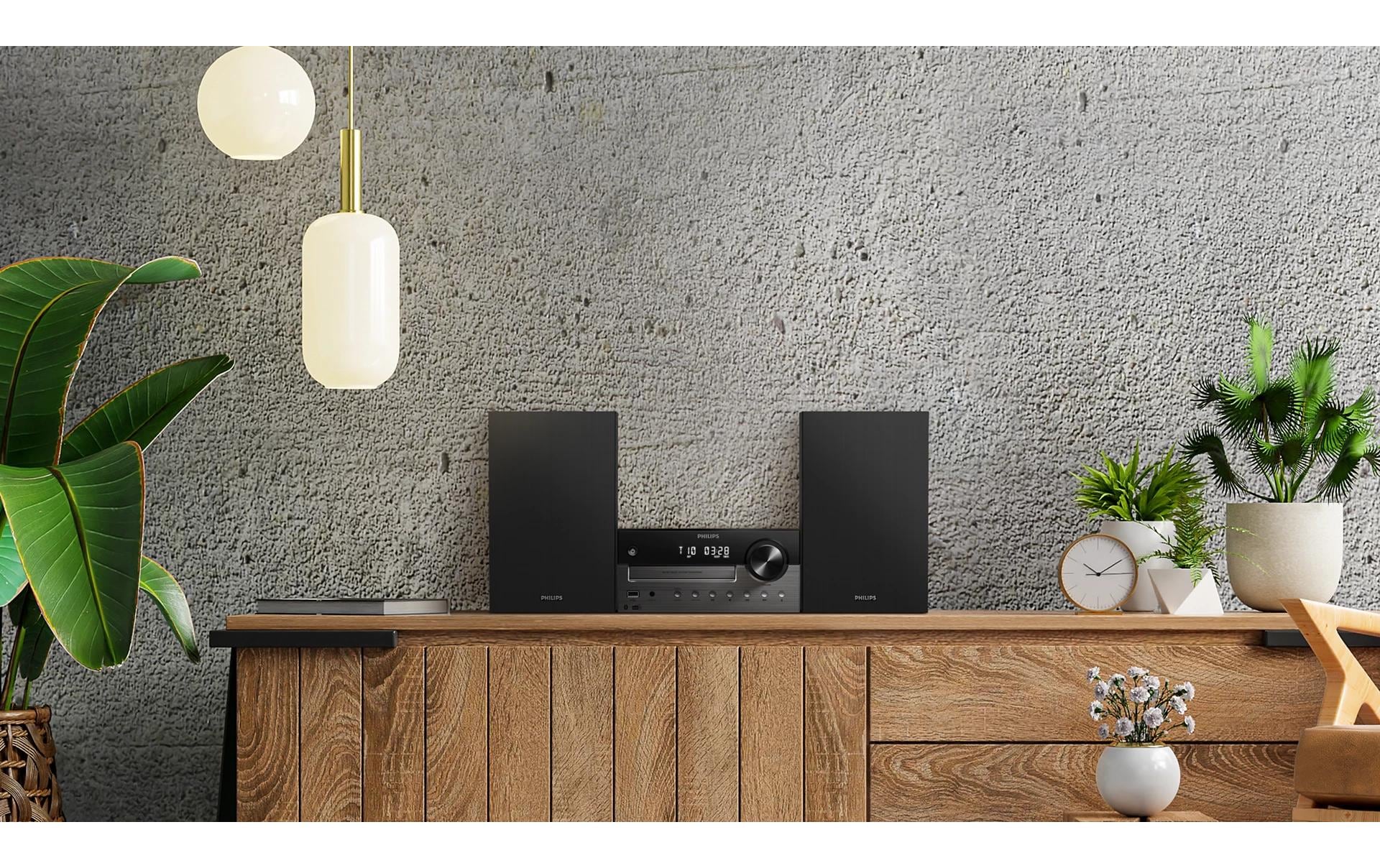 Philips TAM4505M2/12 – Mikro-/HiFi-Anlage – DAB+, CD, USB, Bluetooth – Schwarz