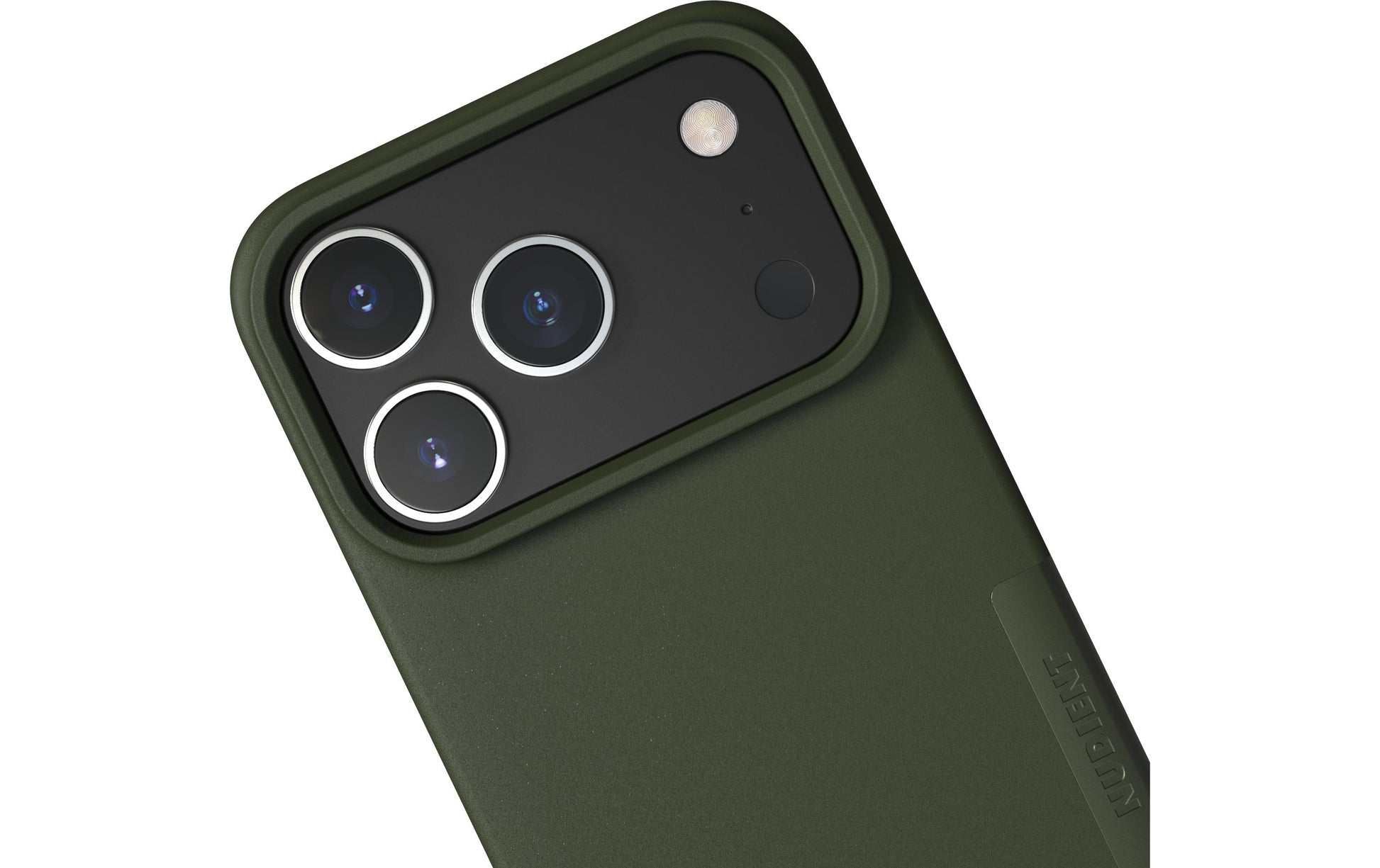 Nudient – Backcover – für Apple iPhone 17 Pro – Dunkelgrün – MagSafe-kompatibel