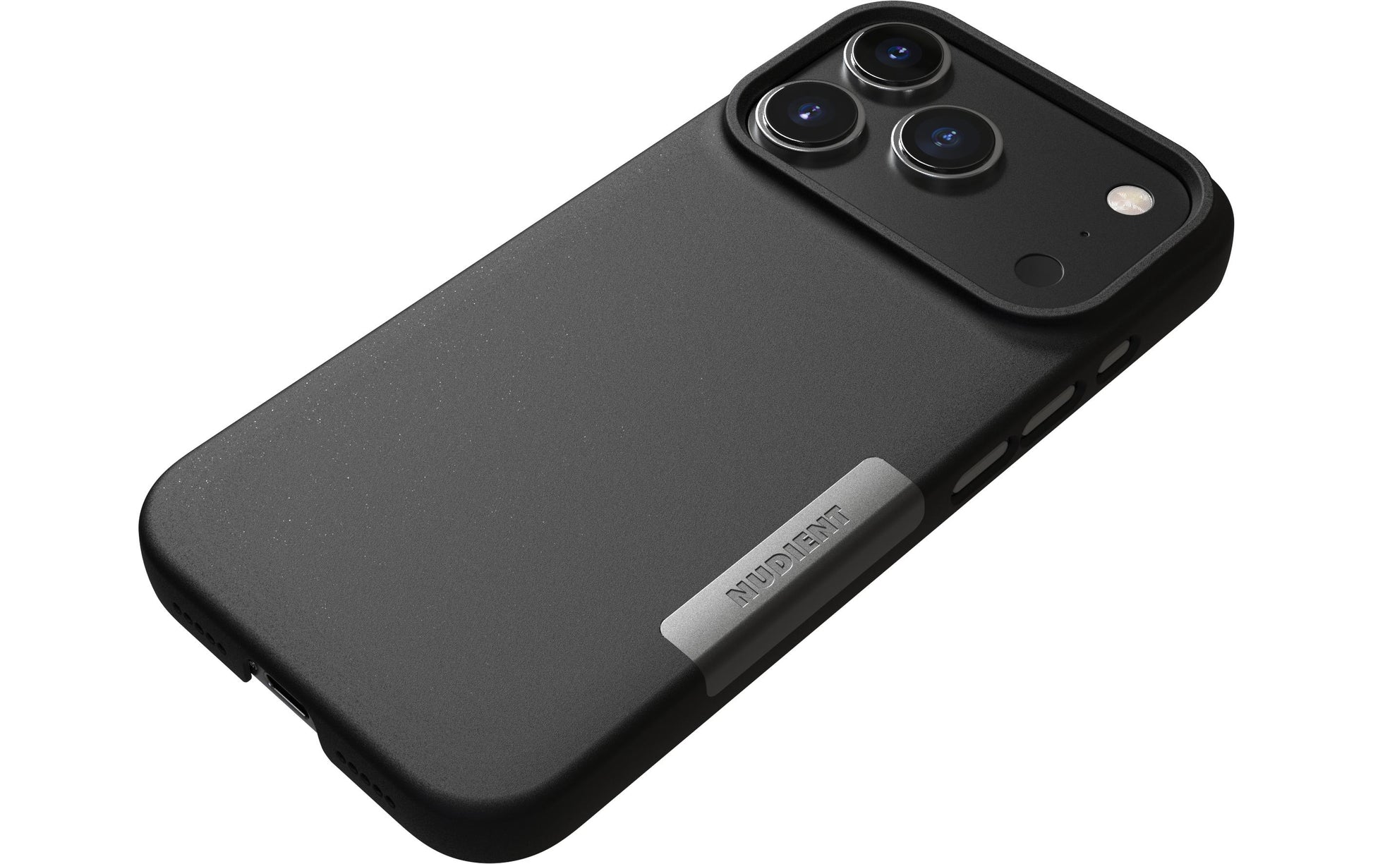 Nudient – Backcover – für Apple iPhone 17 Pro – schwarz – MagSafe-kompatibel