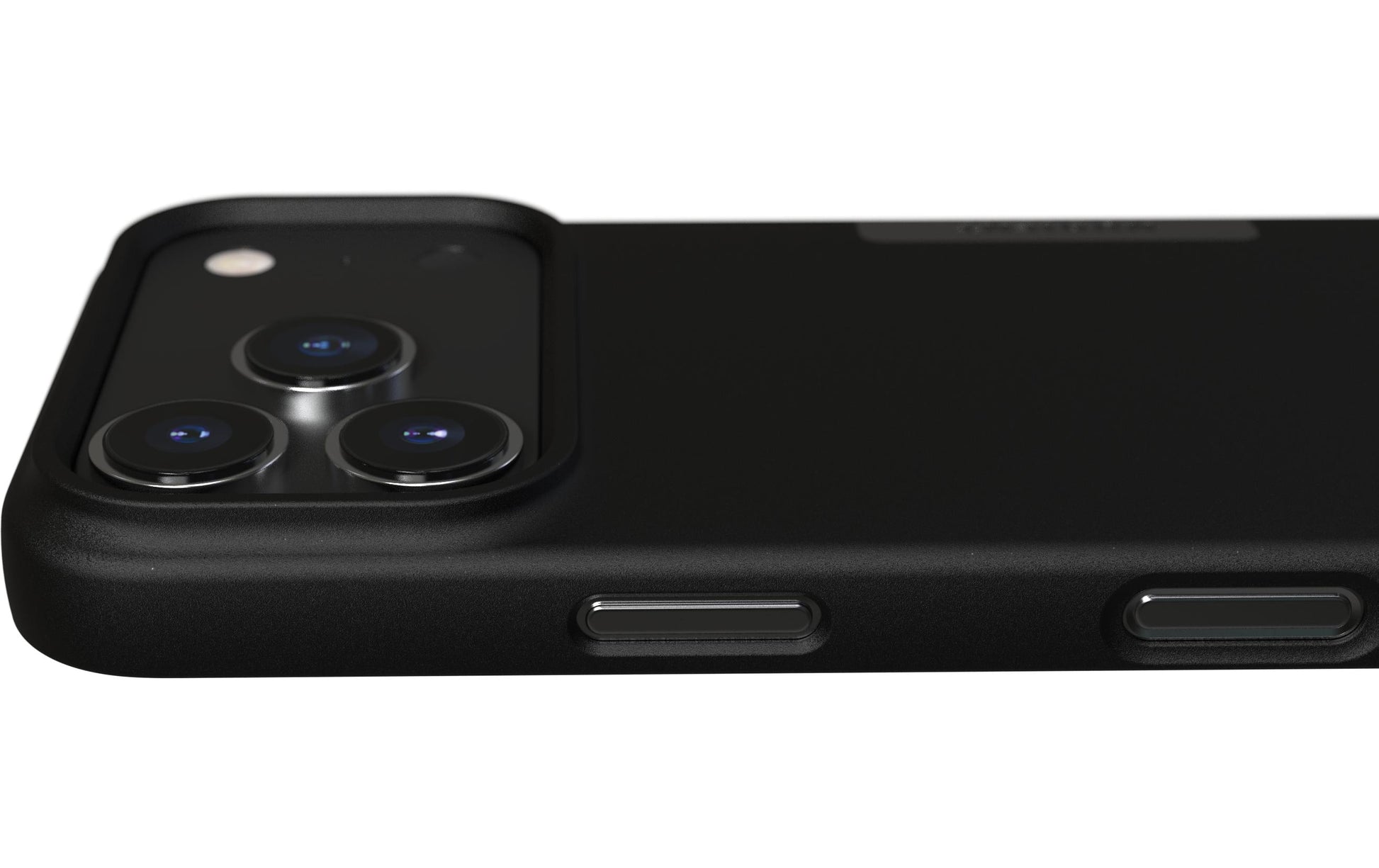 Nudient – Backcover – für Apple iPhone 17 Pro – schwarz – MagSafe-kompatibel