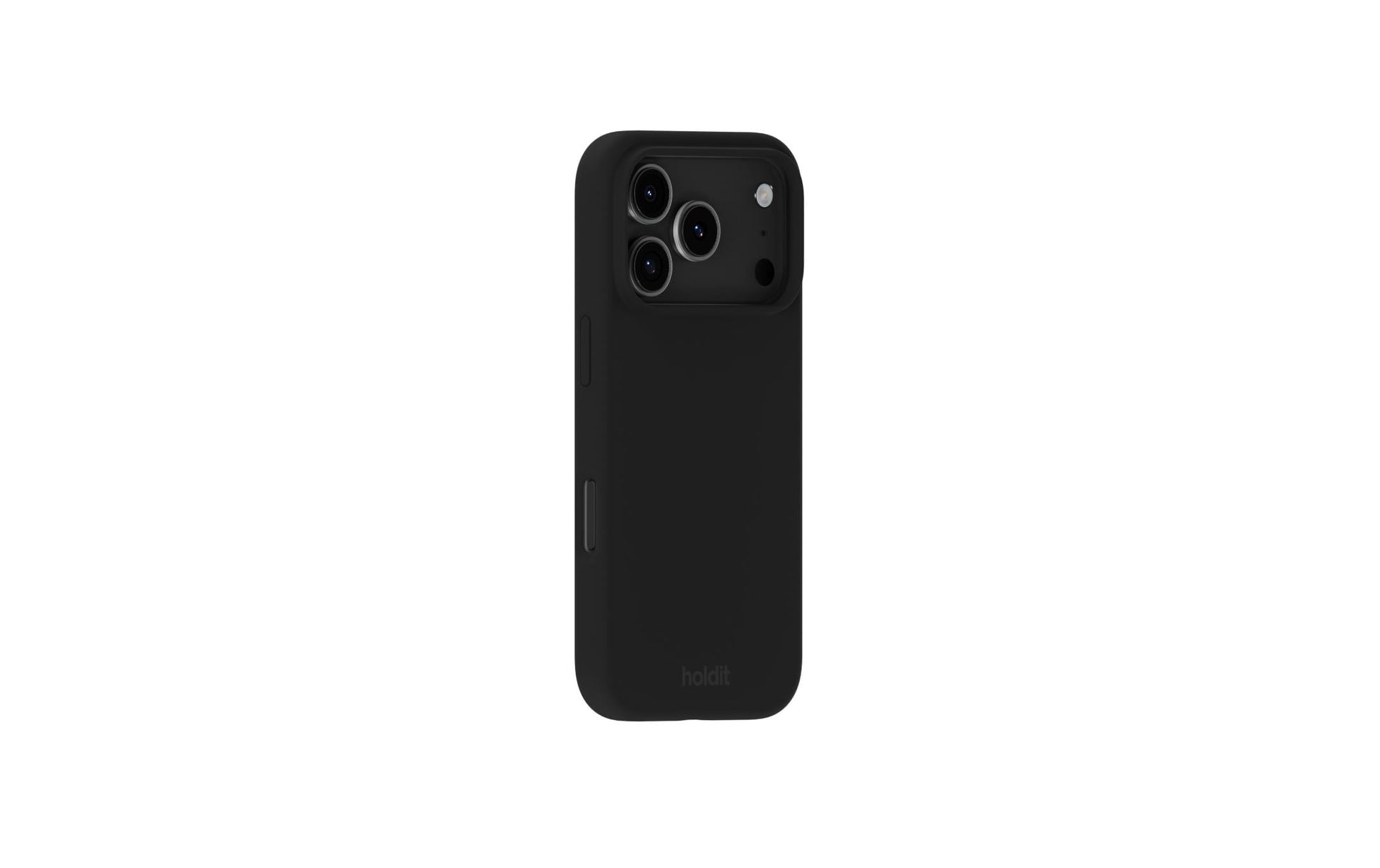 Holdit – Backcover – für Apple iPhone 17 Pro Max – schwarz – Silikon – kratzfest, aus recyceltem Material
