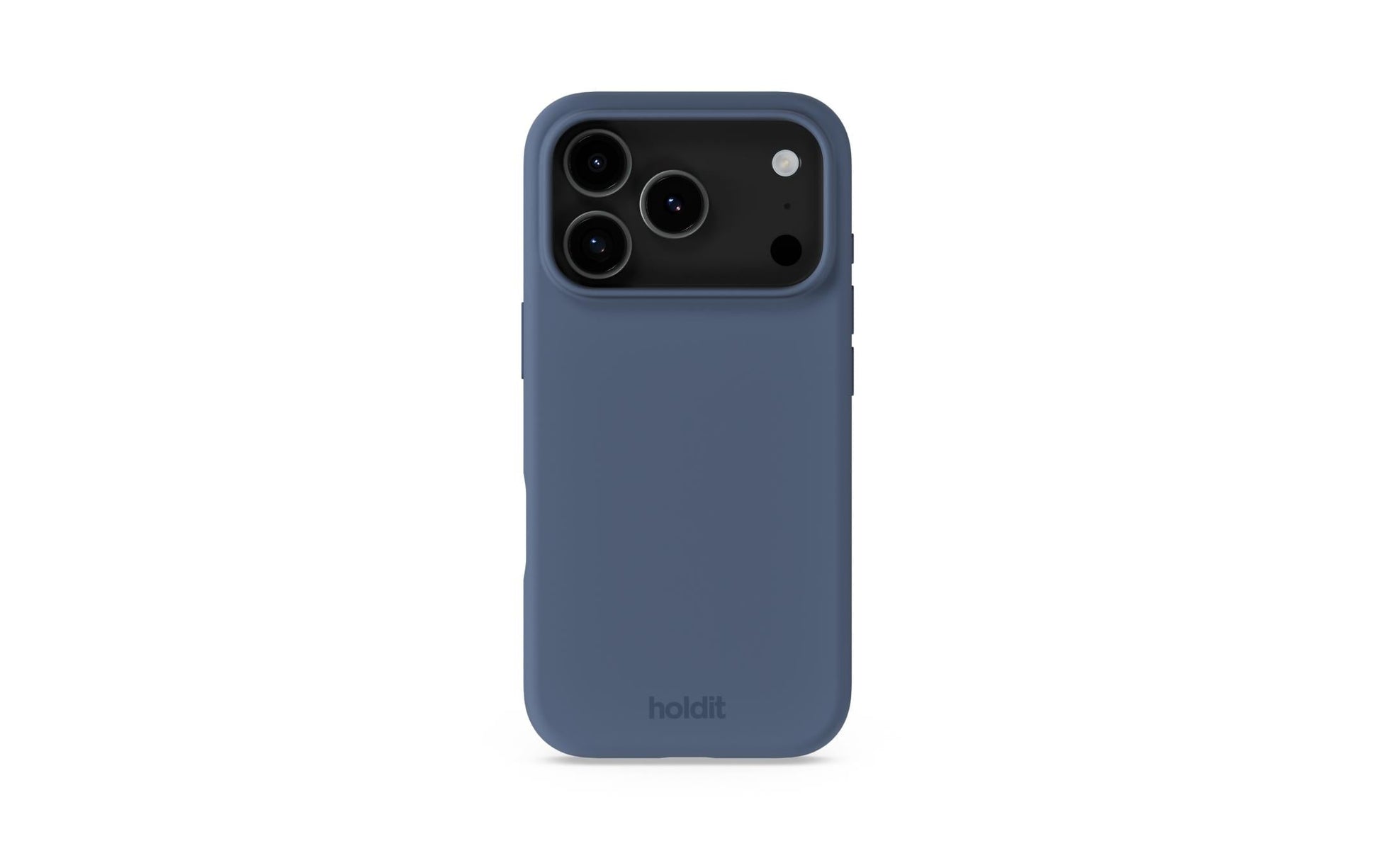 HoldIt Backcover – für Apple iPhone 17 Pro, Silikon, Hellblau