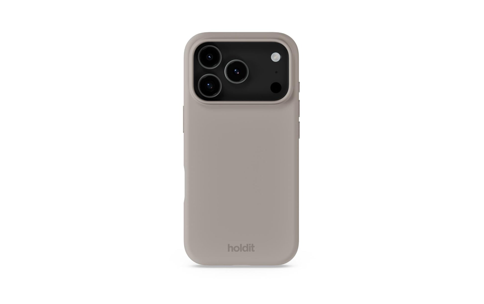 HoldIt Backcover – für Apple iPhone 17 Pro Max – taupe – Silikon
