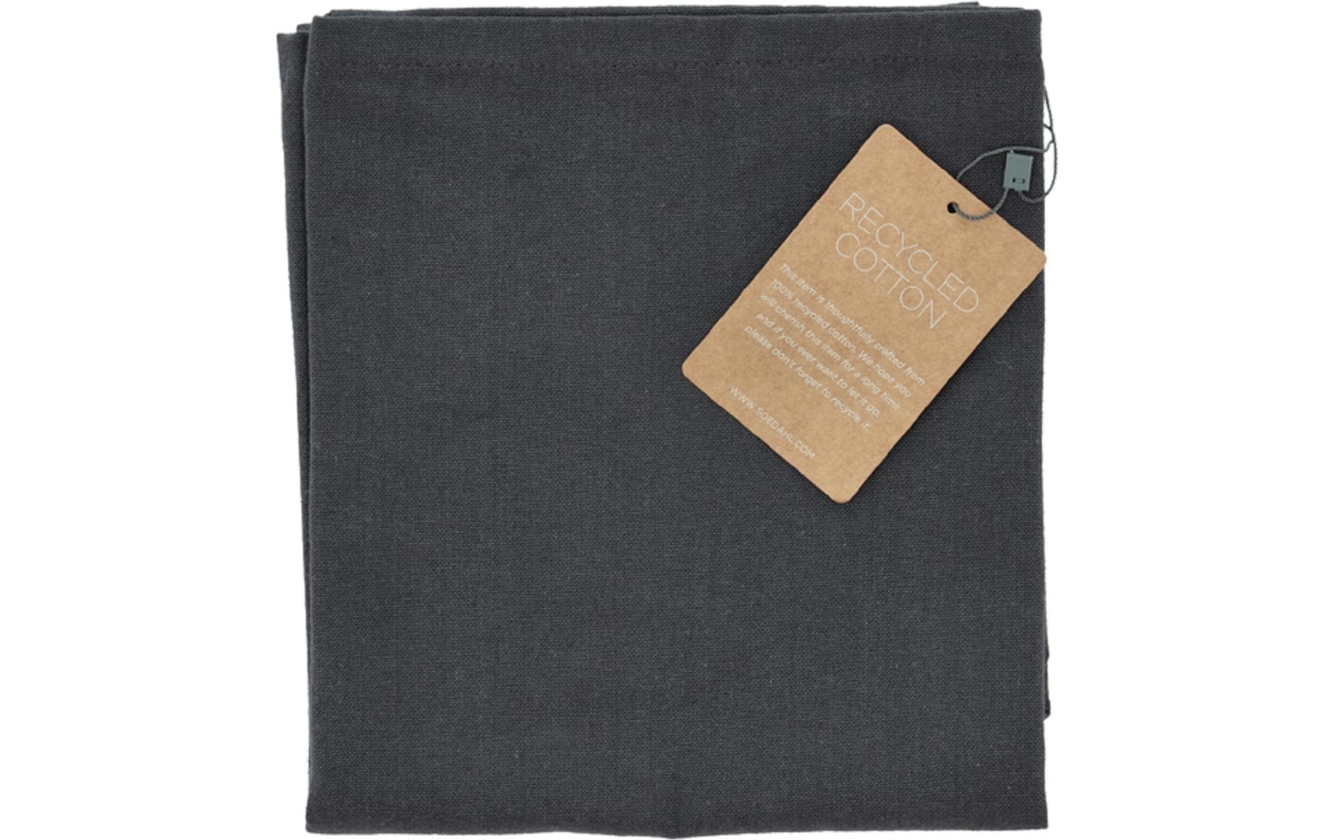 Södahl Harmony – Geschirrtuch 60 × 90 cm, Baumwolle (recycelt), Dunkelgrau