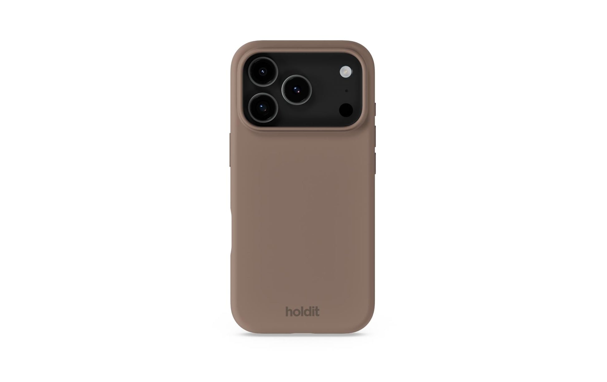 Holdit – Backcover – für Apple iPhone 17 Pro Max – Braun – Silikon