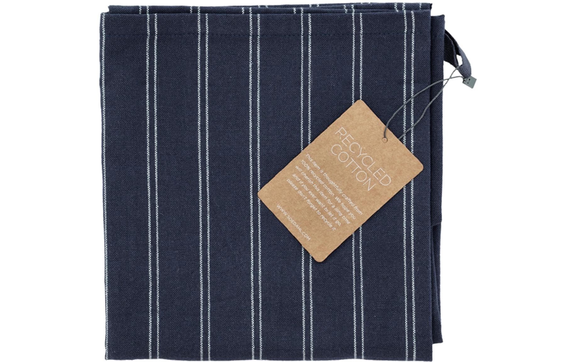 Södahl Geschirrtuch Harmony – Marineblau – 60 × 90 cm – Recycelte Baumwolle – 1 Stk.