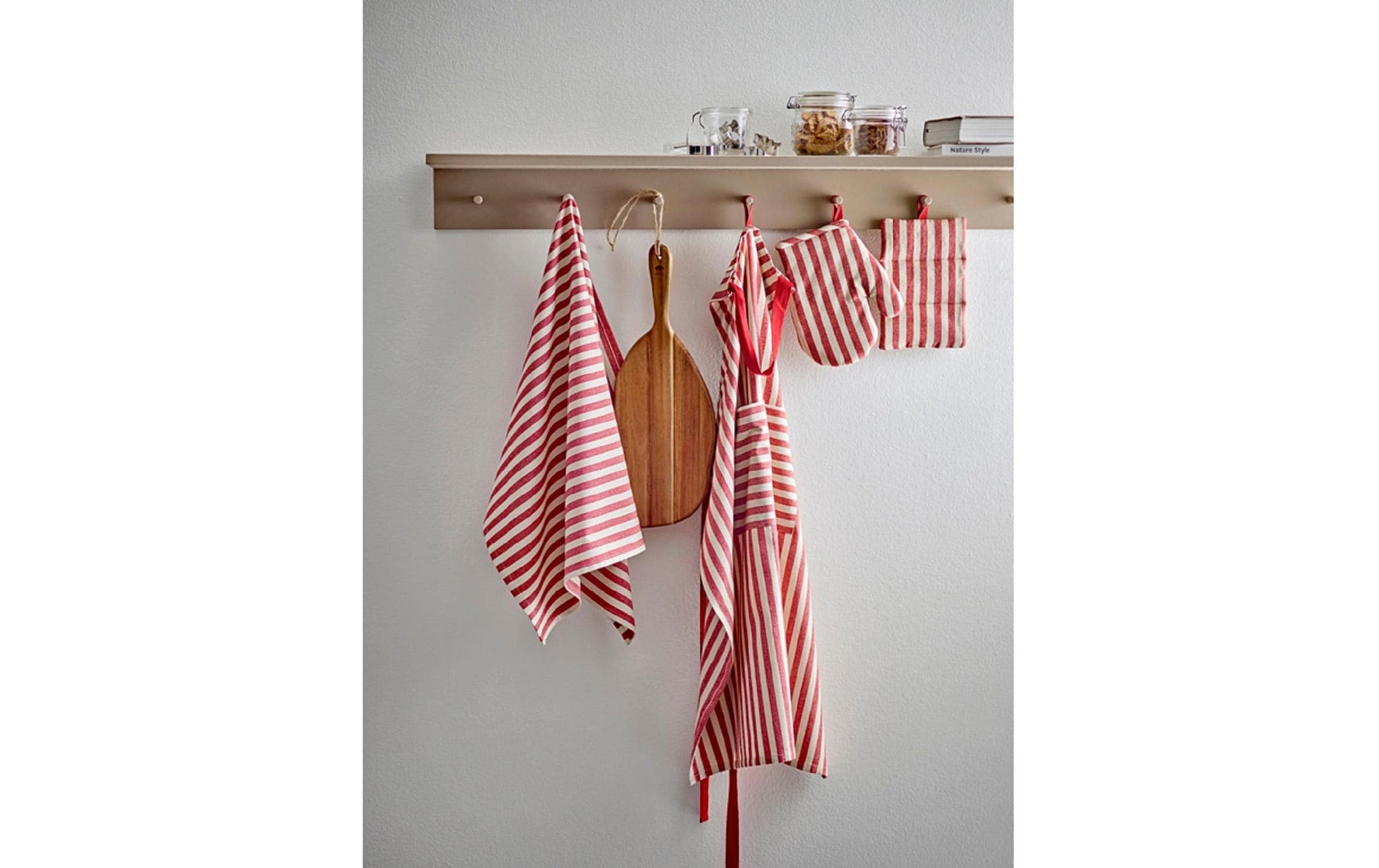 Södahl Geschirrtuch Harmony – 60 × 90 cm, Weiss, Recycelte Baumwolle, GRS, OEKO-TEX