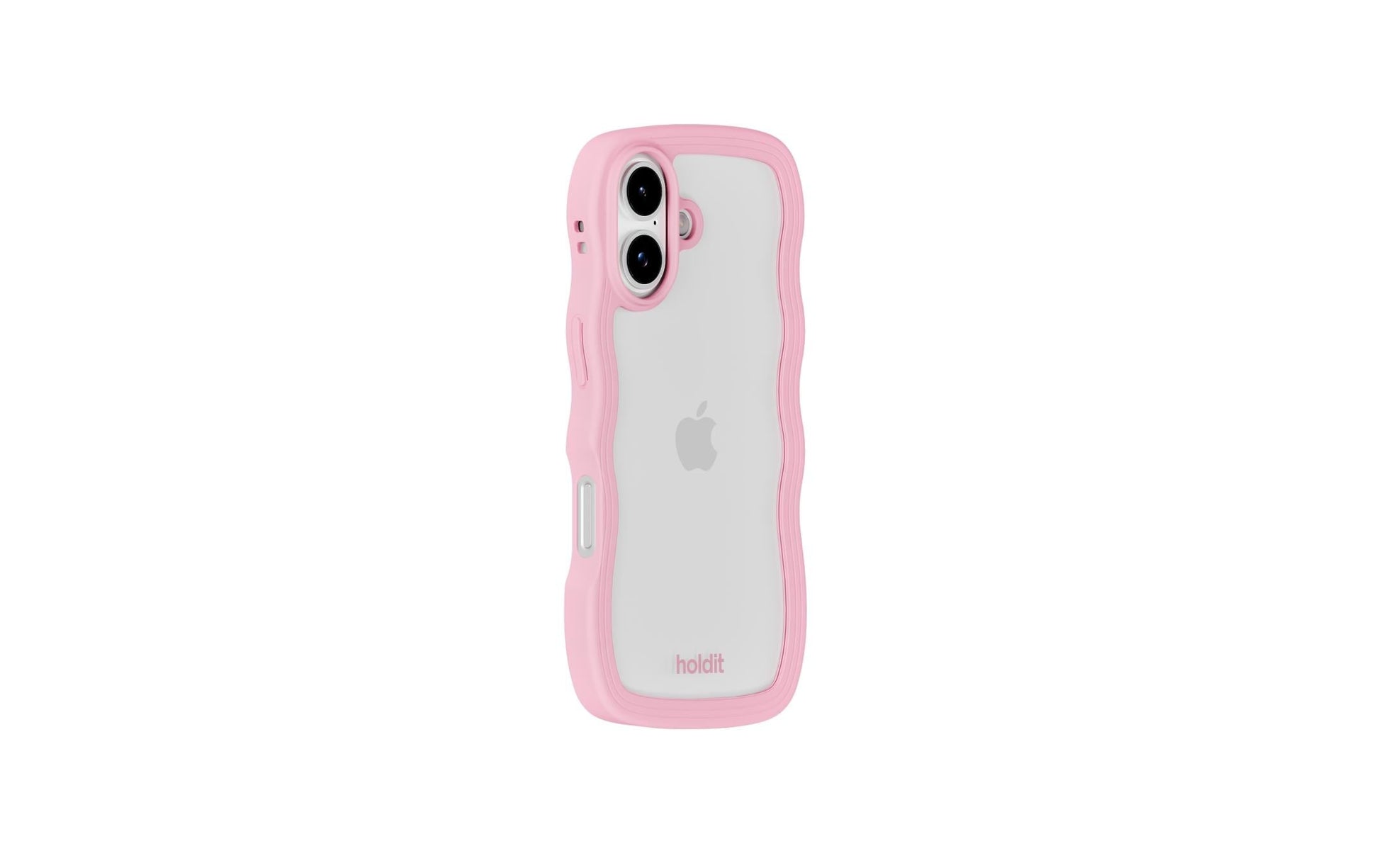 HoldIt Wavy Case – Backcover – für Apple iPhone 17, TPU, Pink