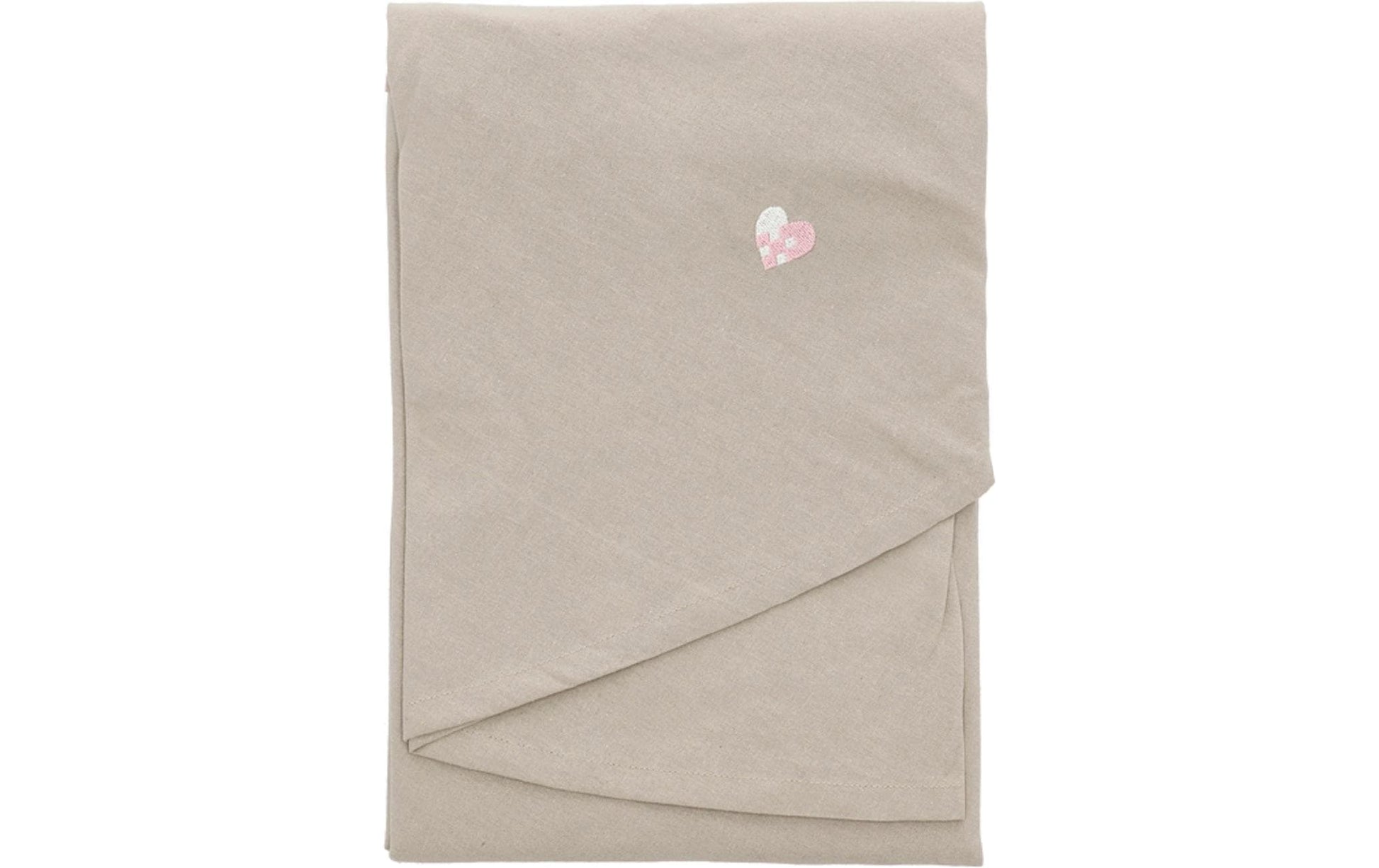 Södahl Runde Tischdecke – Ø 180 cm, Baumwolle, Rosa, Christmas Hearts, OEKO-TEX