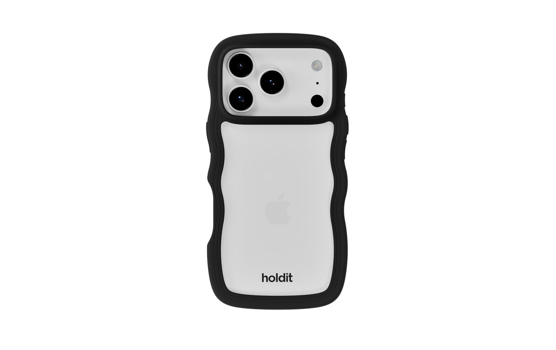 HoldIt Backcover – für Apple iPhone 17 Pro – schwarz/transparent – TPU
