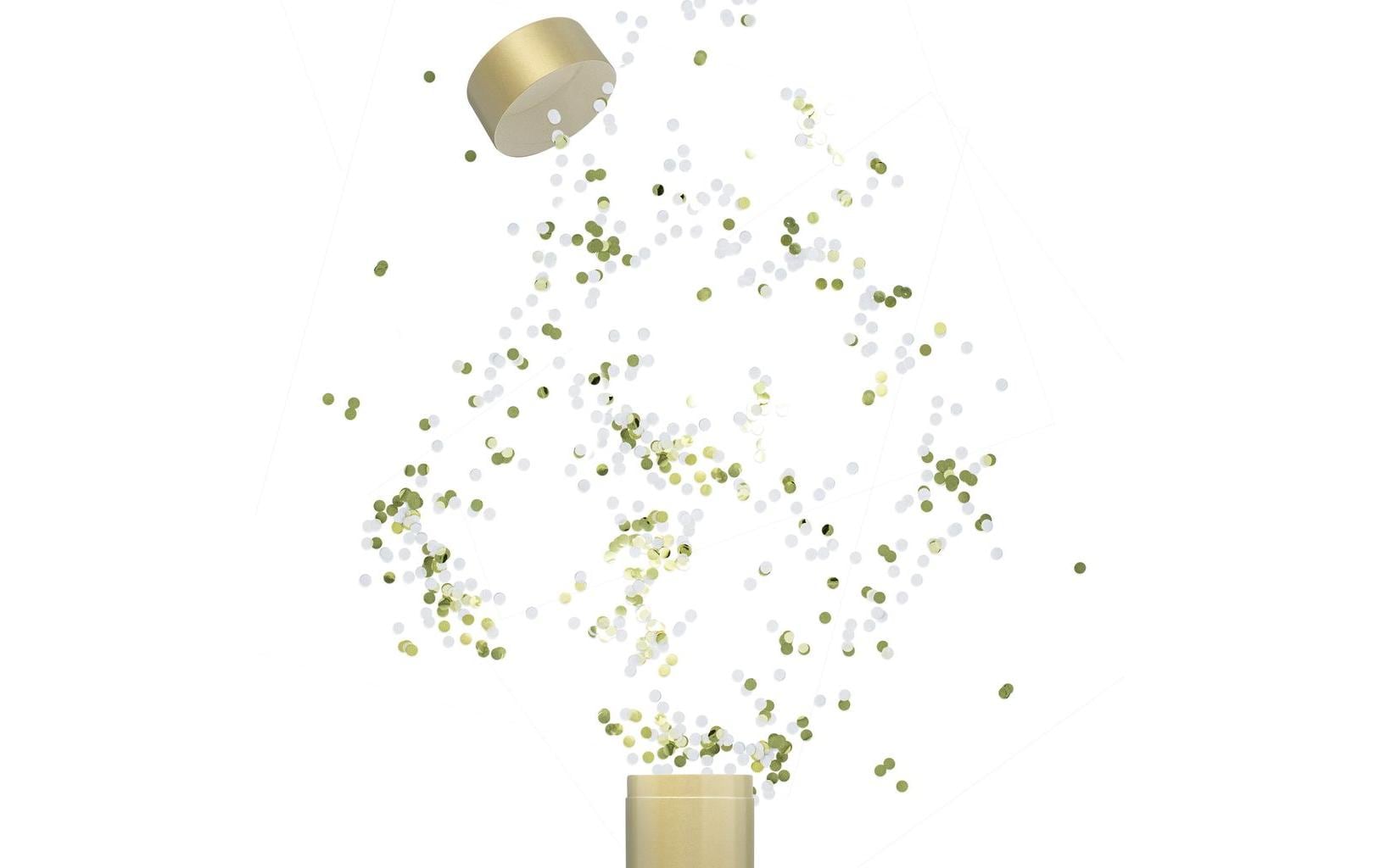 Artoz Tischbombe Neutral – gold/mehrfarbig – Ø 11 cm × 29,7 cm – 1 Stk