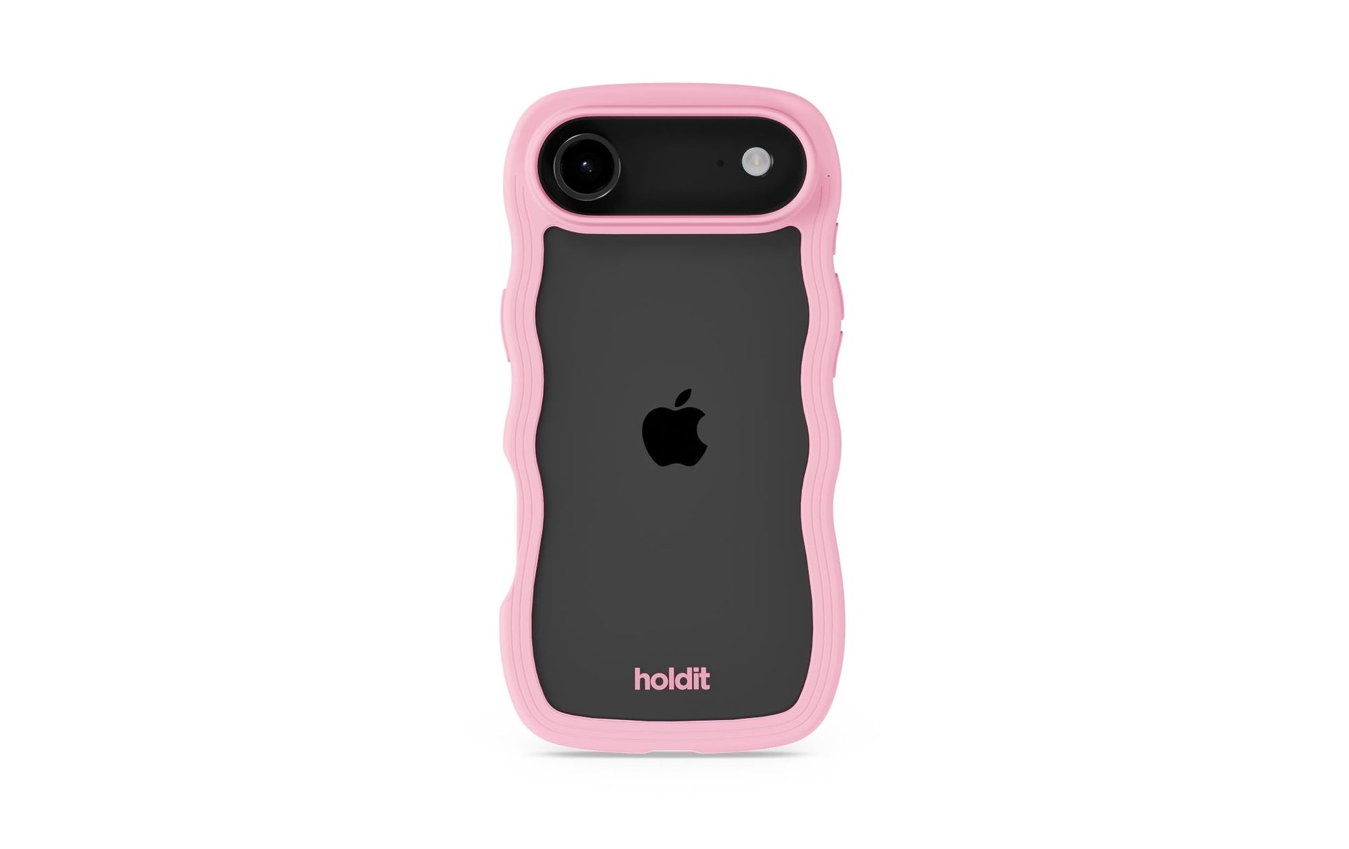 Holdit – Backcover Wavy – für Apple iPhone Air – rosa/transparent – TPU
