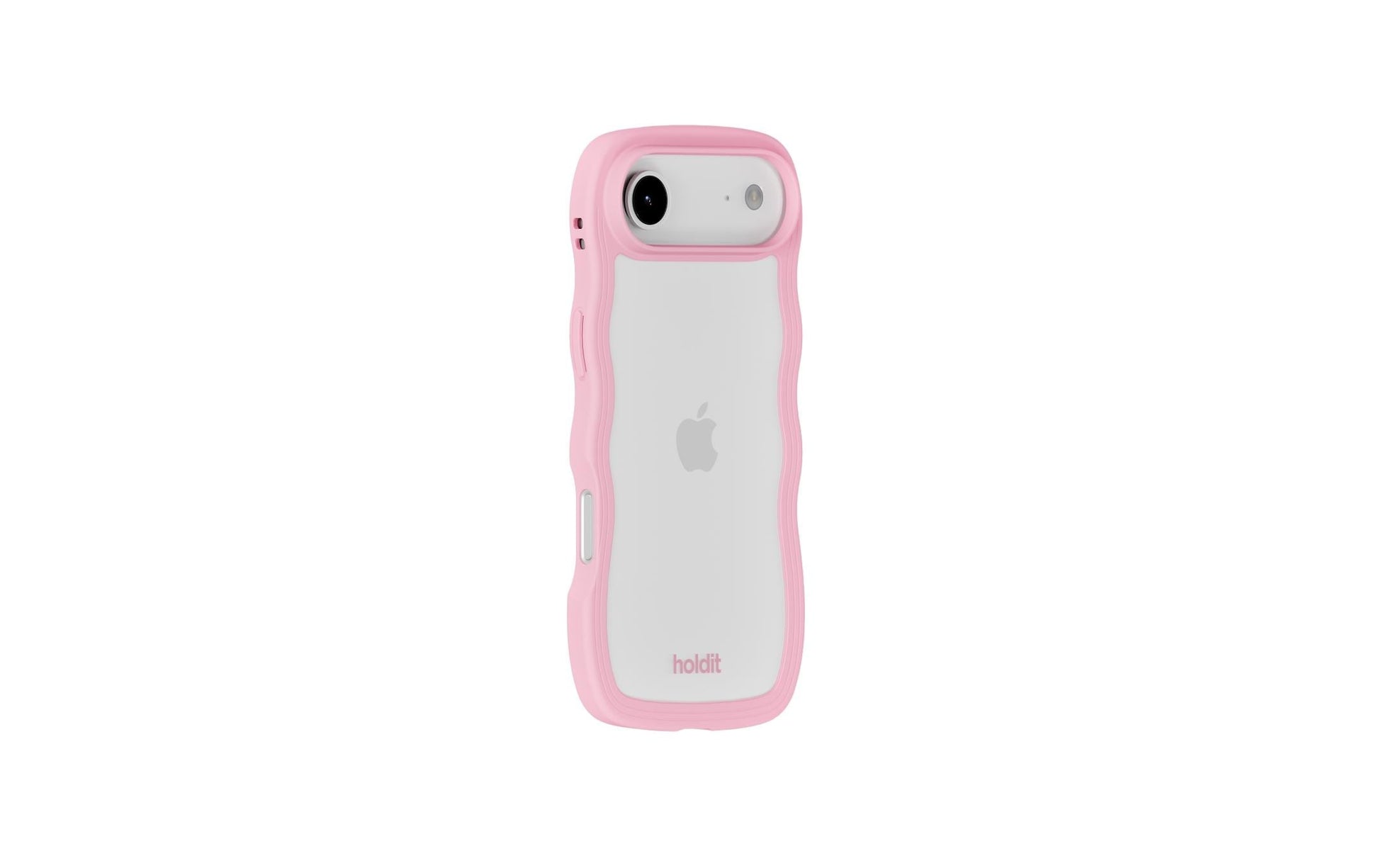 Holdit – Backcover Wavy – für Apple iPhone Air – rosa/transparent – TPU