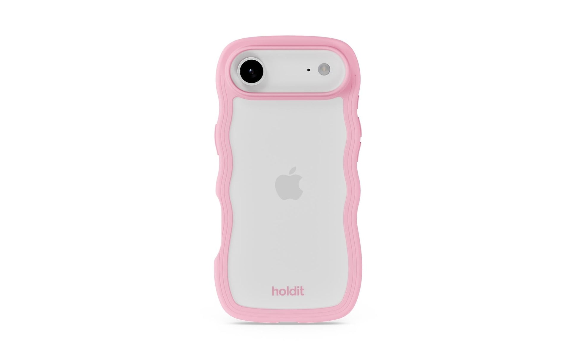 Holdit – Backcover Wavy – für Apple iPhone Air – rosa/transparent – TPU