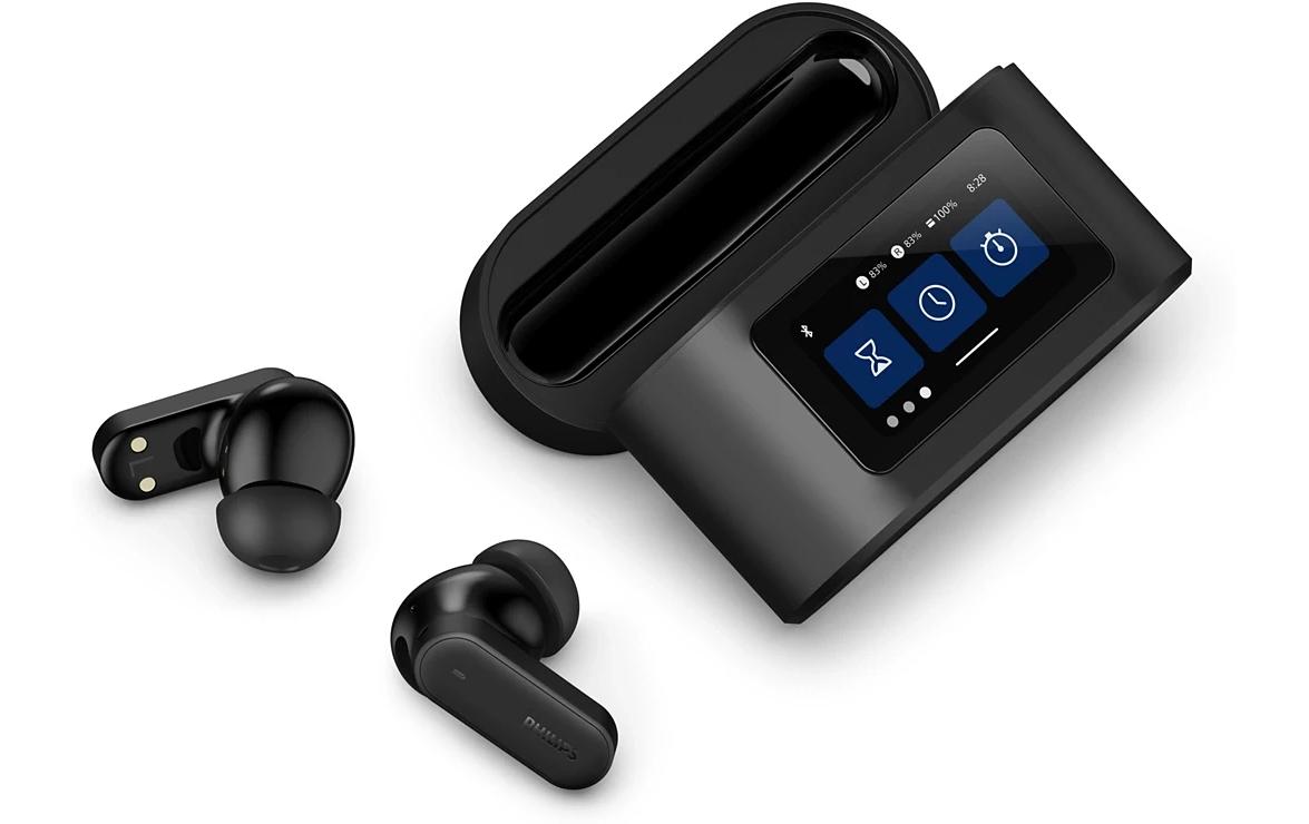 Philips TAT6000BK/00 – True Wireless In-Ear Kopfhörer – Bluetooth, ANC, IPX5 – Schwarz – bis 28 h
