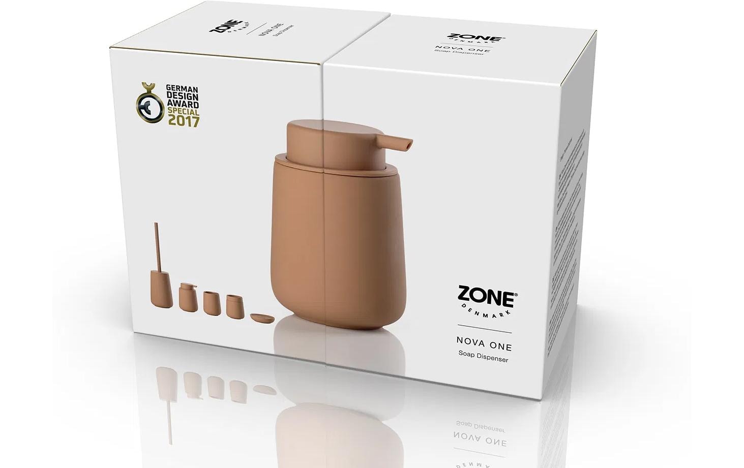 Zone Denmark Zone Nova One Seifenspender – ABS, Steingut, Orange, 250 ml