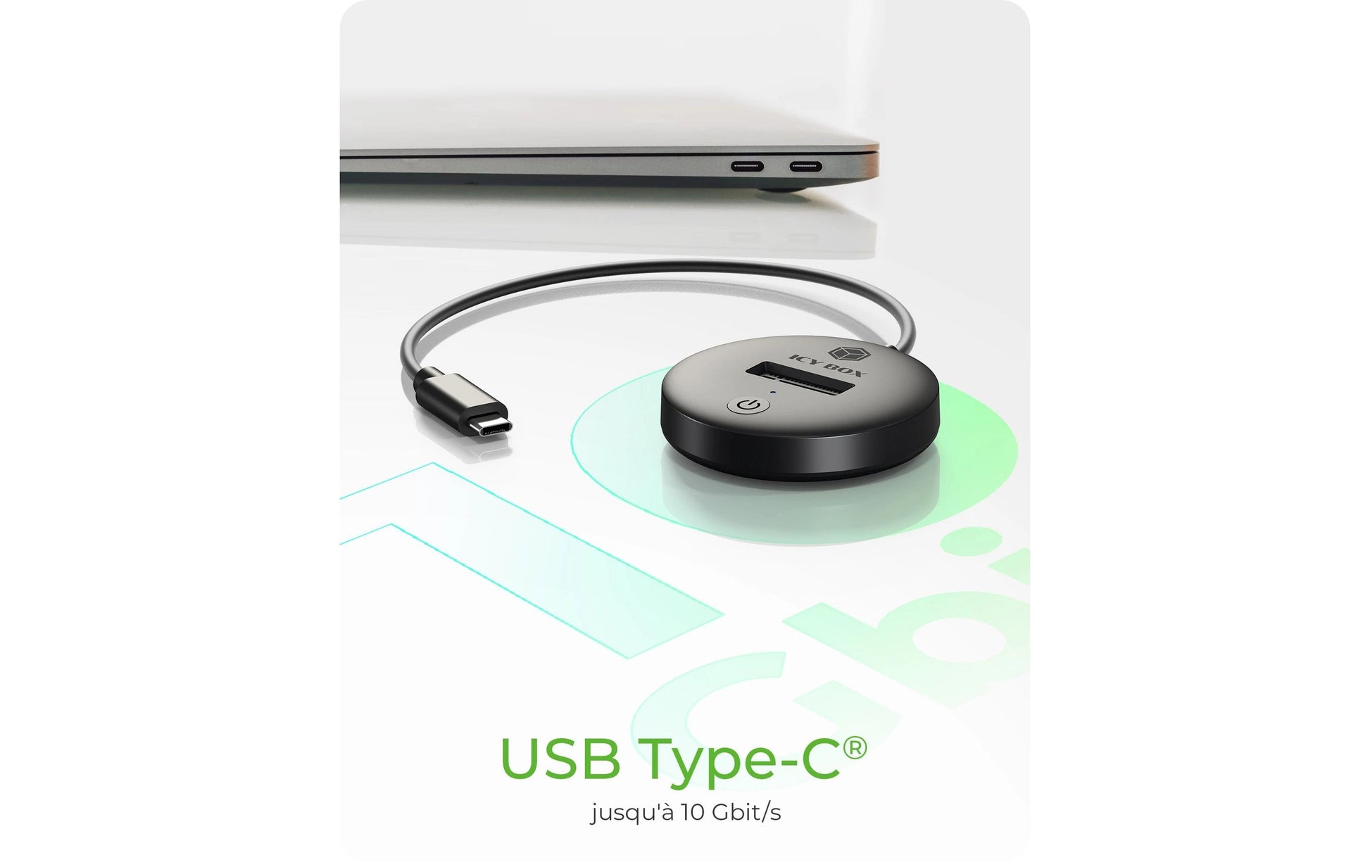 RaidSonic ICY BOX IB-1610MCD-C31 Dockingstation – USB-C, für NVMe- und SATA-SSDs, Schwarz