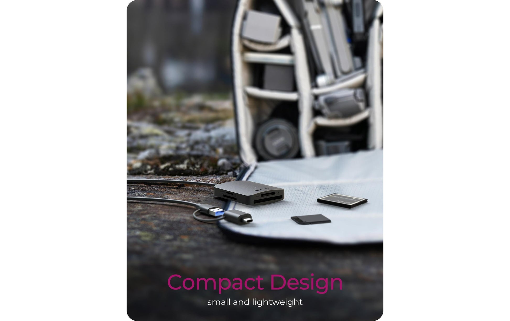 RaidSonic ICY BOX IB-CR302-CU3 – Smartcard-Leser – USB 3.0, SDXC (SD 3.0), Schwarz