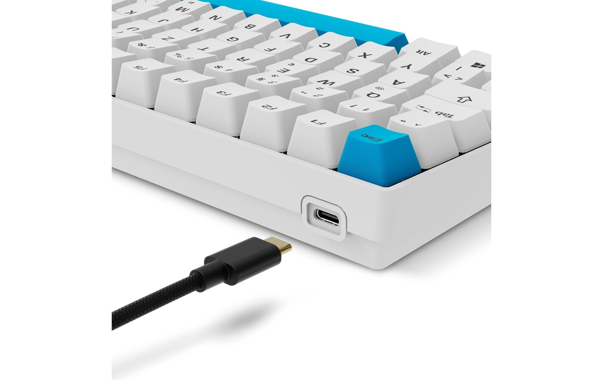 Sharkoon SGK50 S2 PBT – Tastatur TKL – Mechanisch, Verkabelt & 2,4 GHz – QWERTZ (DE) – Ohne Ziffernblock