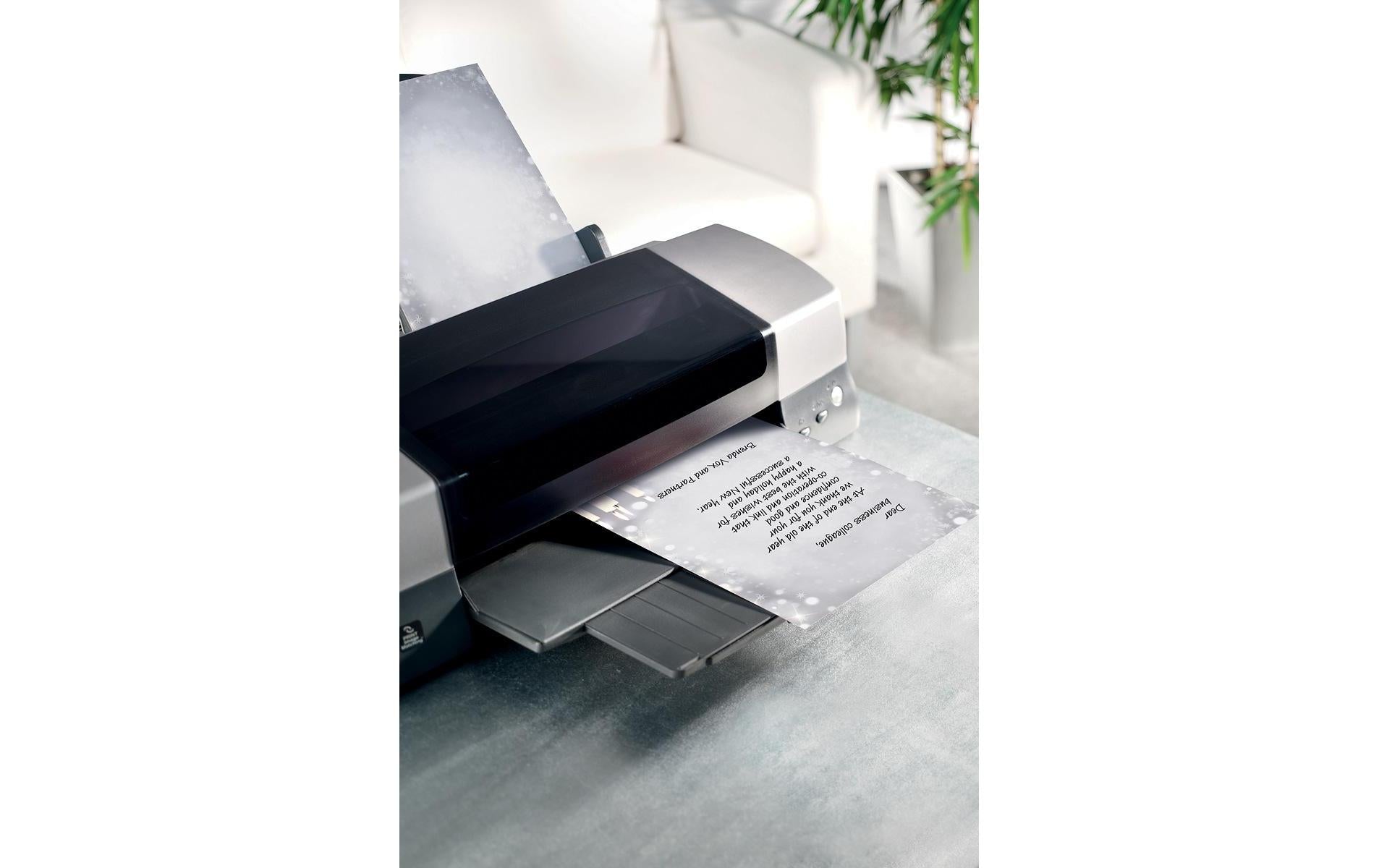 Sigel Motivpapier – A4, 90 g/m², Motiv: Christmas Silence – für Inkjet/Laser/Kopierer – FSC – 100 Blatt
