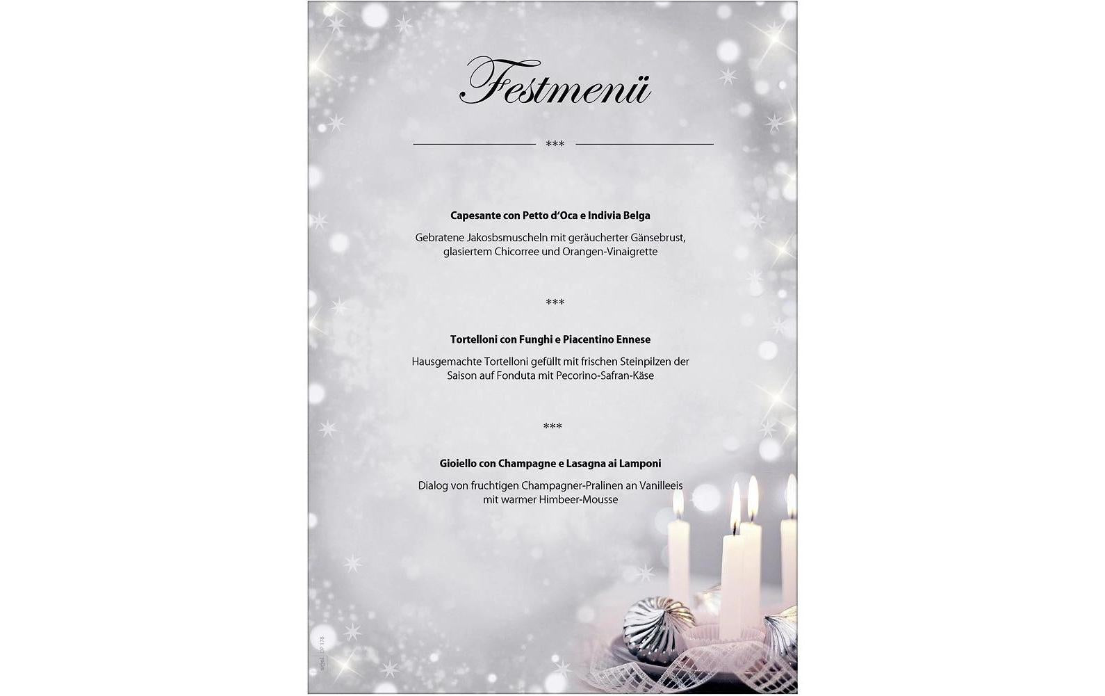 Sigel Motivpapier – A4, 90 g/m², Motiv: Christmas Silence – für Inkjet/Laser/Kopierer – FSC – 100 Blatt