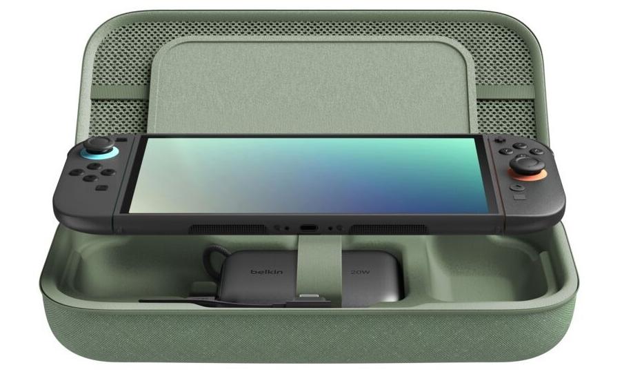 Belkin Powerbank 10'000 mAh – Salbei, für Nintendo Switch