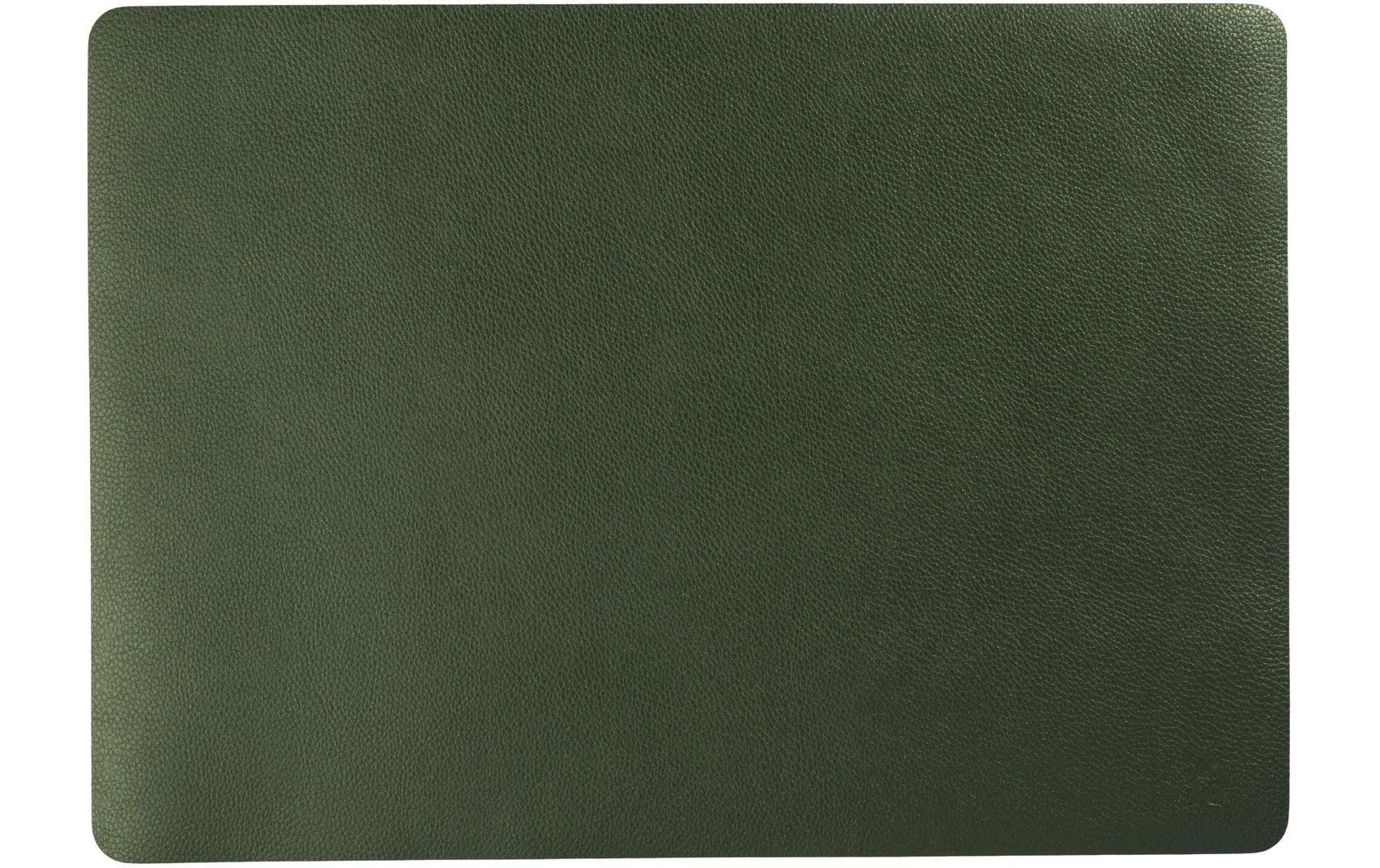 Pichler Tischset PEARL – Polyamid (PA), olivgrün, 46 × 33 cm – 2er-Set