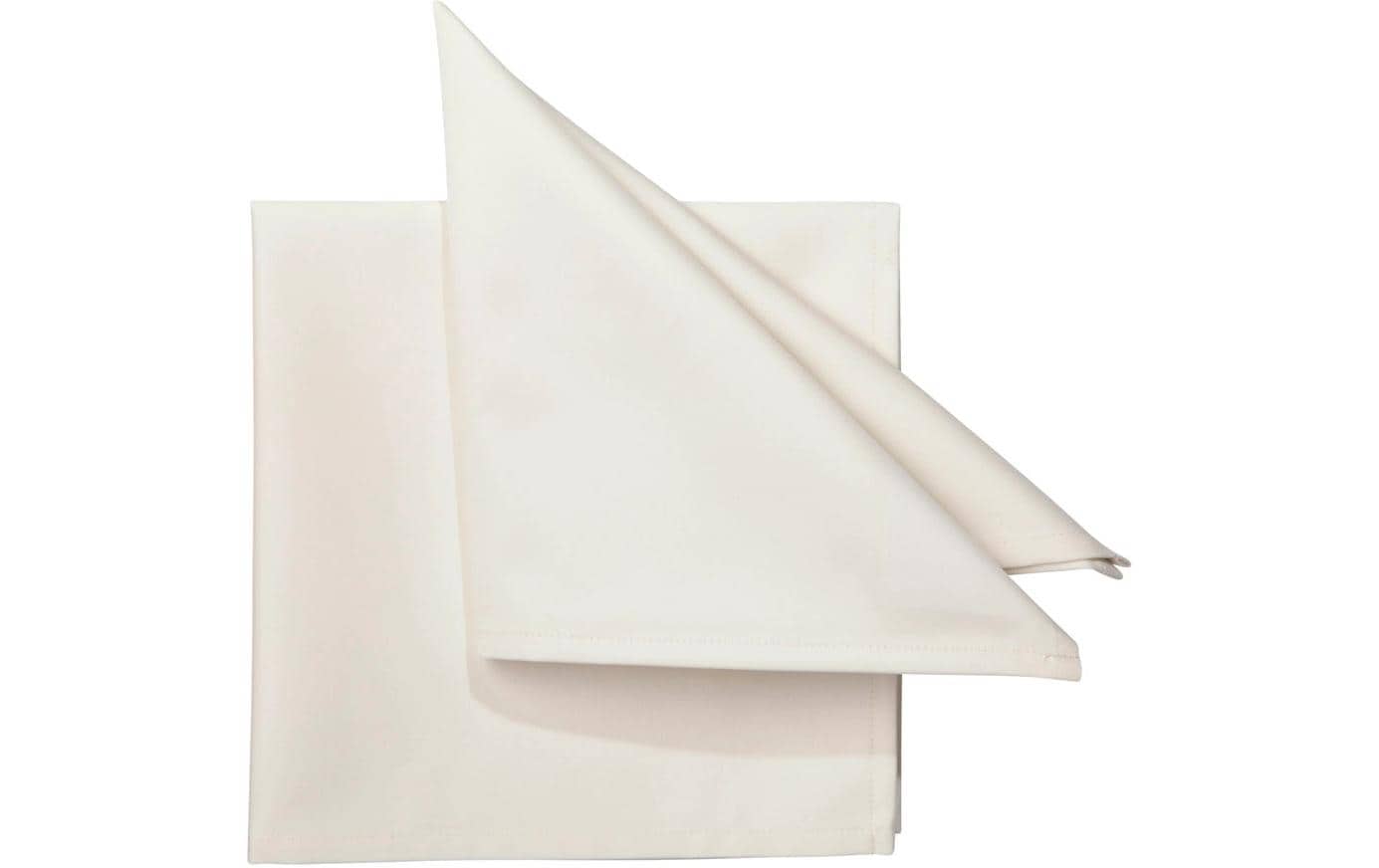 Pichler Stoffserviette Perlweiss – 45 × 45 cm, Baumwolle – 6er-Set