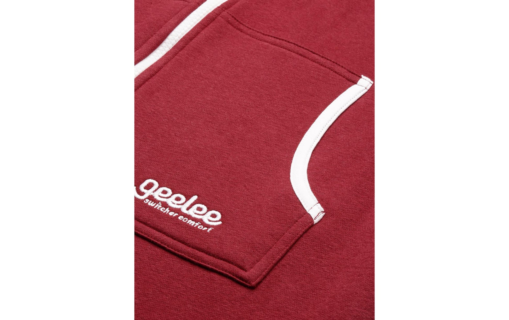 Switcher Jumpsuit – XS – Burgund, Baumwolle/Polyester, mit Geleetasche