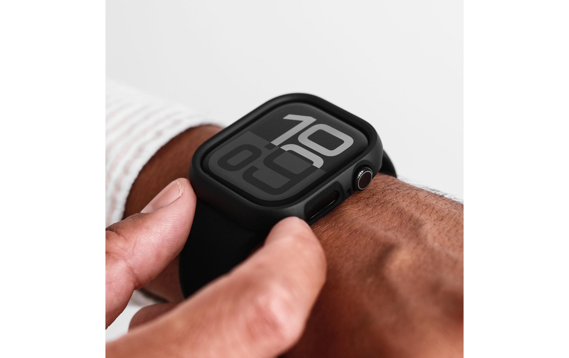 Vonmählen 44 mm – Edelstahl Schwarz, für Apple Watch