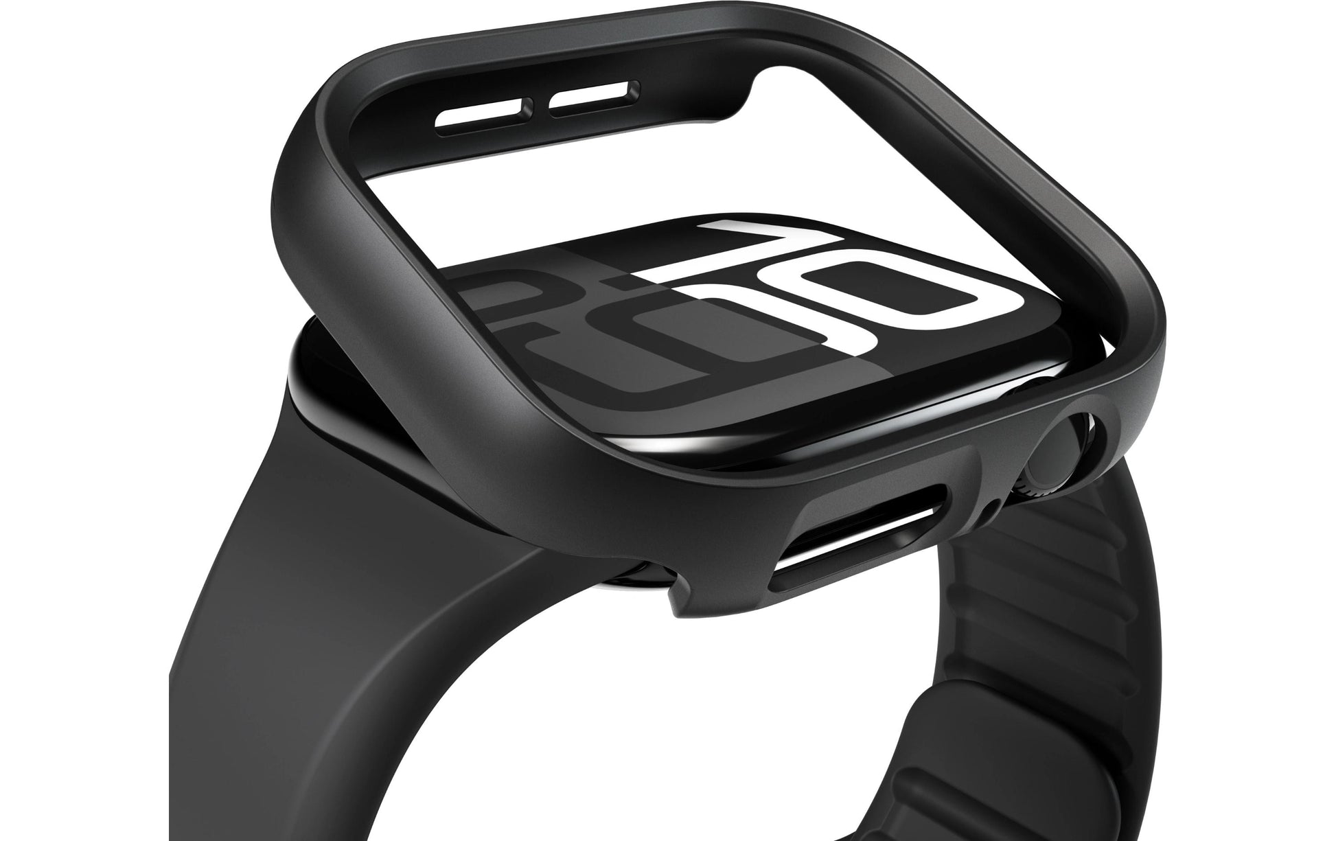 Vonmählen Bumper Case – Edelstahl Schwarz, für Apple Watch (40 mm)