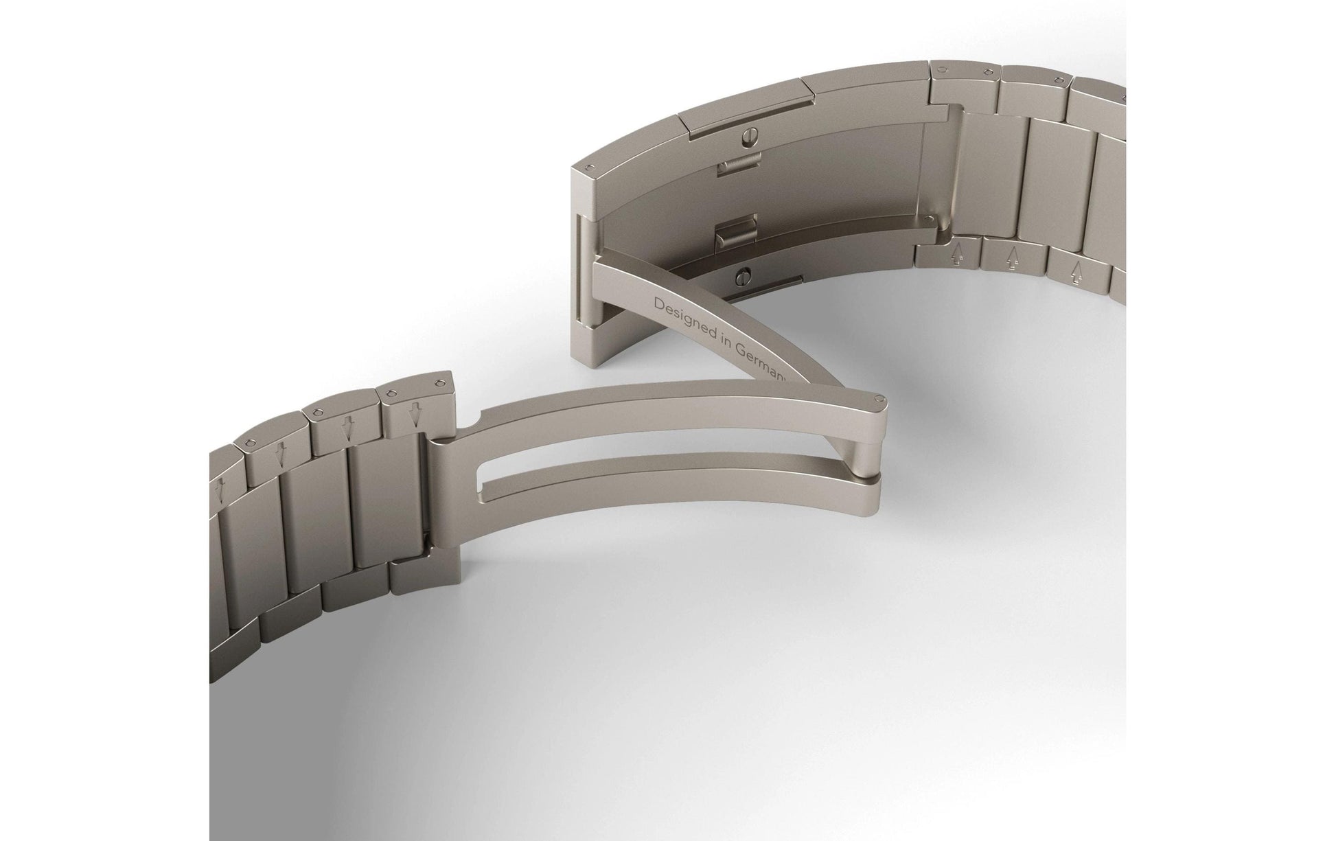 Vonmählen Link BraceletPro Nature – Armband – für Apple Watch (diverse Grössen), Silber, Einheitsgrösse, Edelstahl