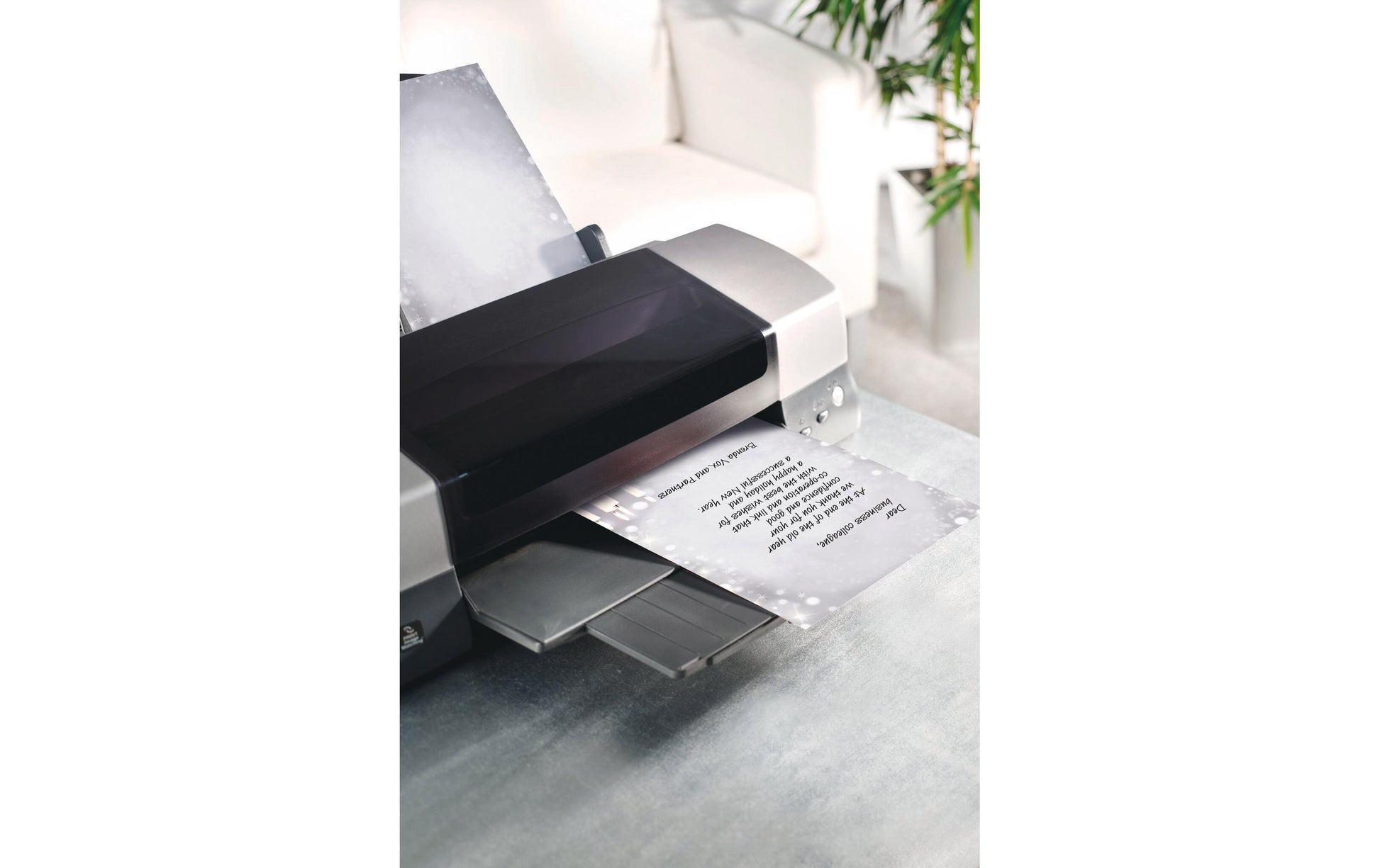 Sigel Motivpapier – A4, 90 g/m², Motiv: Christmas Silence – für Inkjet/Laser/Kopierer – FSC – 100 Blatt