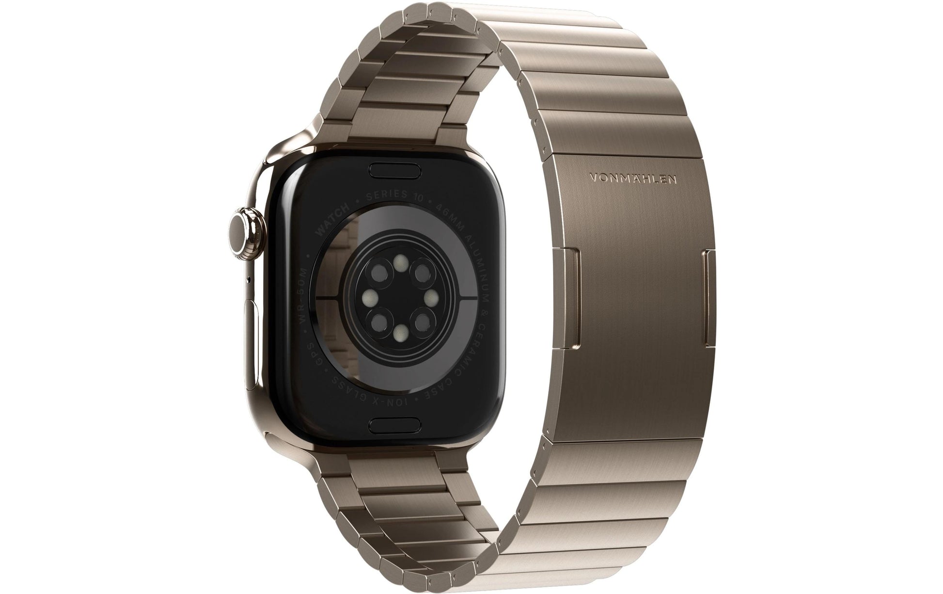 Vonmählen Link BraceletPro OS Sunset Gold – Armband – für Apple Watch (40, 41, 42 mm), Gold, Edelstahl