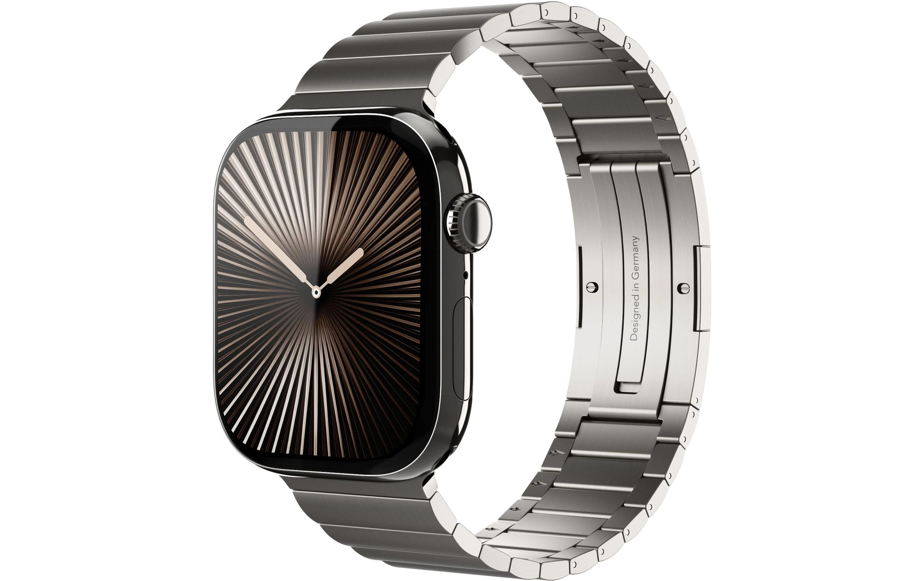 Vonmählen Link Bracelet Pro OS – Armband – für Apple Watch 40 mm, 41 mm, 42 mm, Desert Sand, Edelstahl