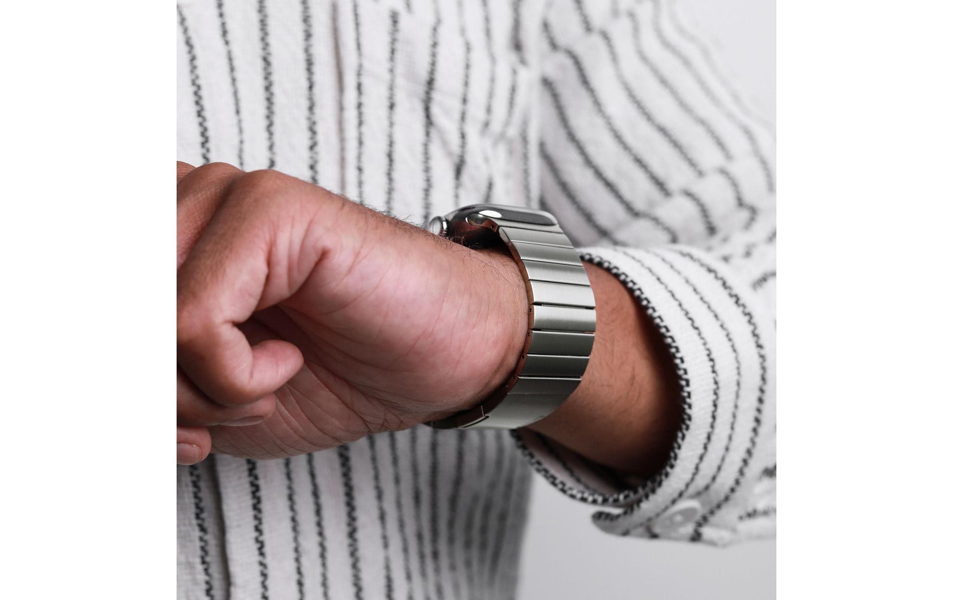 Vonmählen Link BraceletPro – Armband – für Apple Watch (diverse Grössen), Desert Sand, Einheitsgrösse, Edelstahl