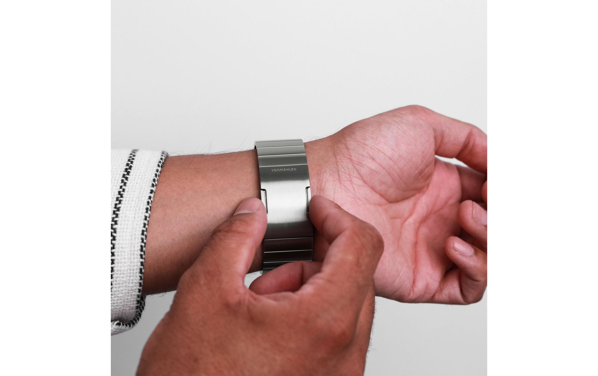 Vonmählen Link BraceletPro – Armband – für Apple Watch (diverse Grössen), Desert Sand, Einheitsgrösse, Edelstahl