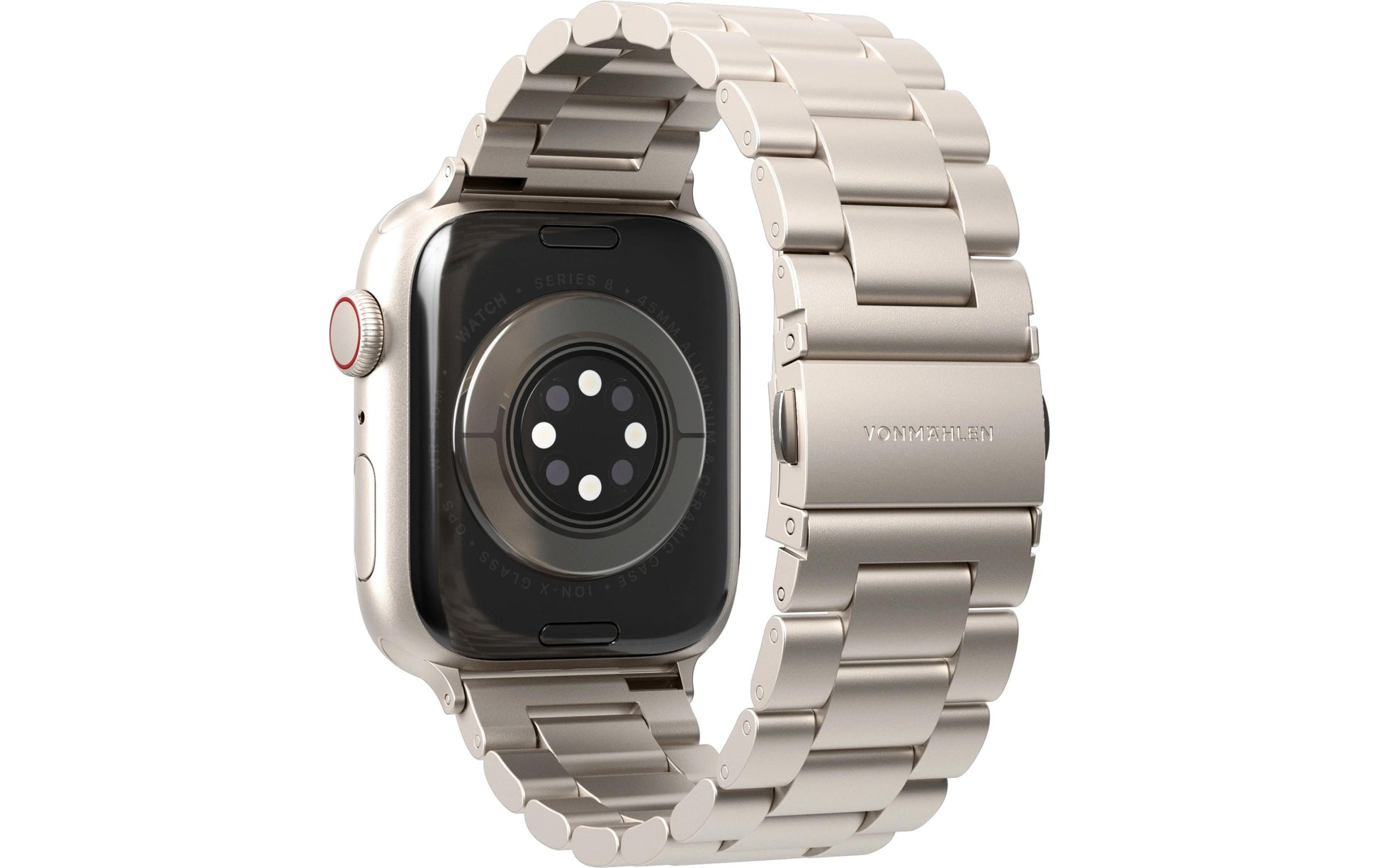 Vonmählen Link Bracelet2 – Armband – für Apple Watch (diverse Grössen) – Champagne, One Size, Edelstahl
