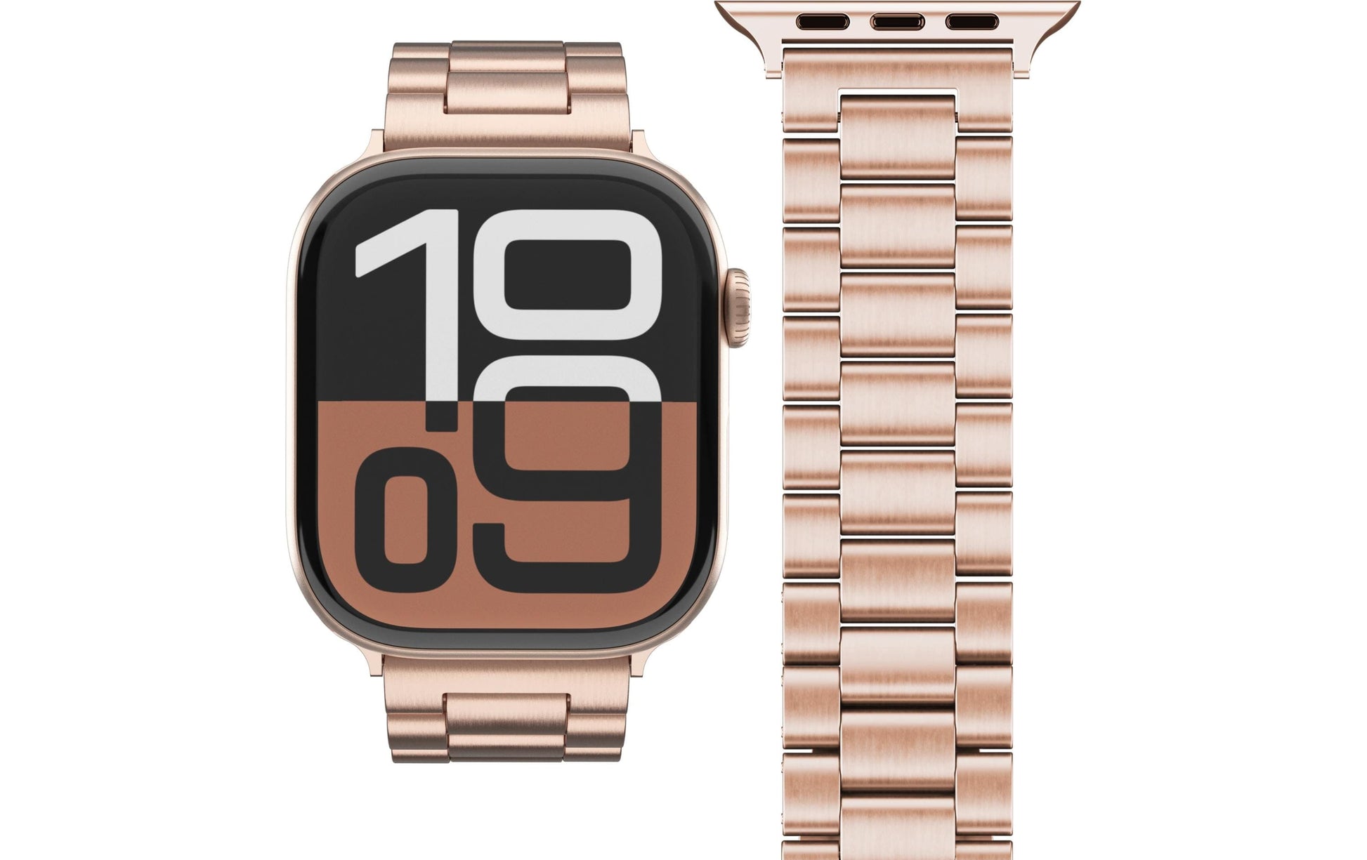 Vonmählen Link Bracelet2 – Armband – für Apple Watch (40, 41, 42 mm), Roségold, One Size, Edelstahl