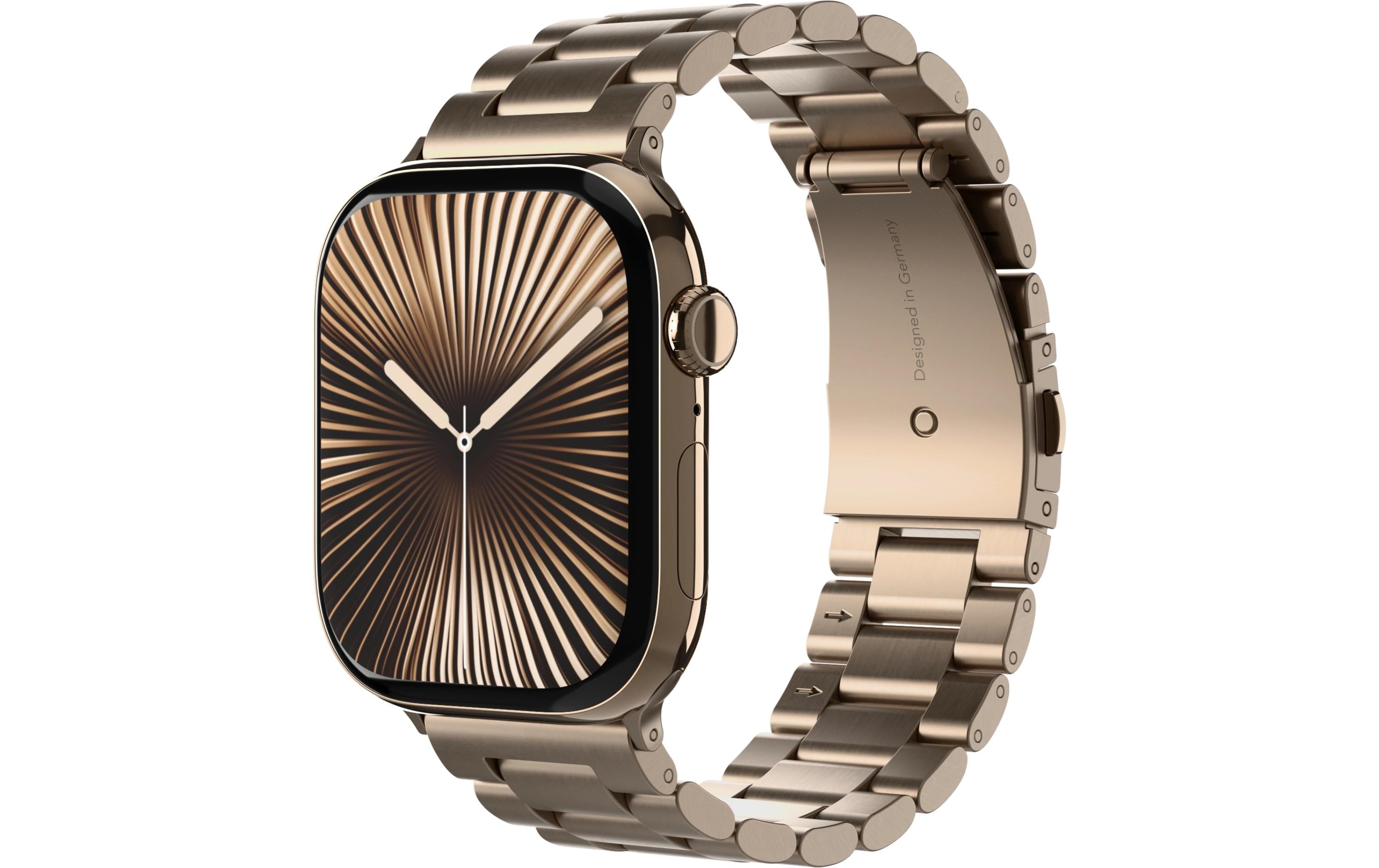 Vonmählen Link Bracelet2 – Armband – für Apple Watch (diverse Grössen), Gold, One Size, Edelstahl