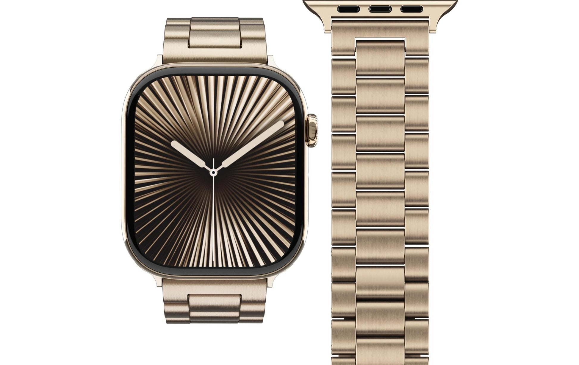 Vonmählen Link Bracelet2 – Armband – für Apple Watch (diverse Grössen), Gold, One Size, Edelstahl