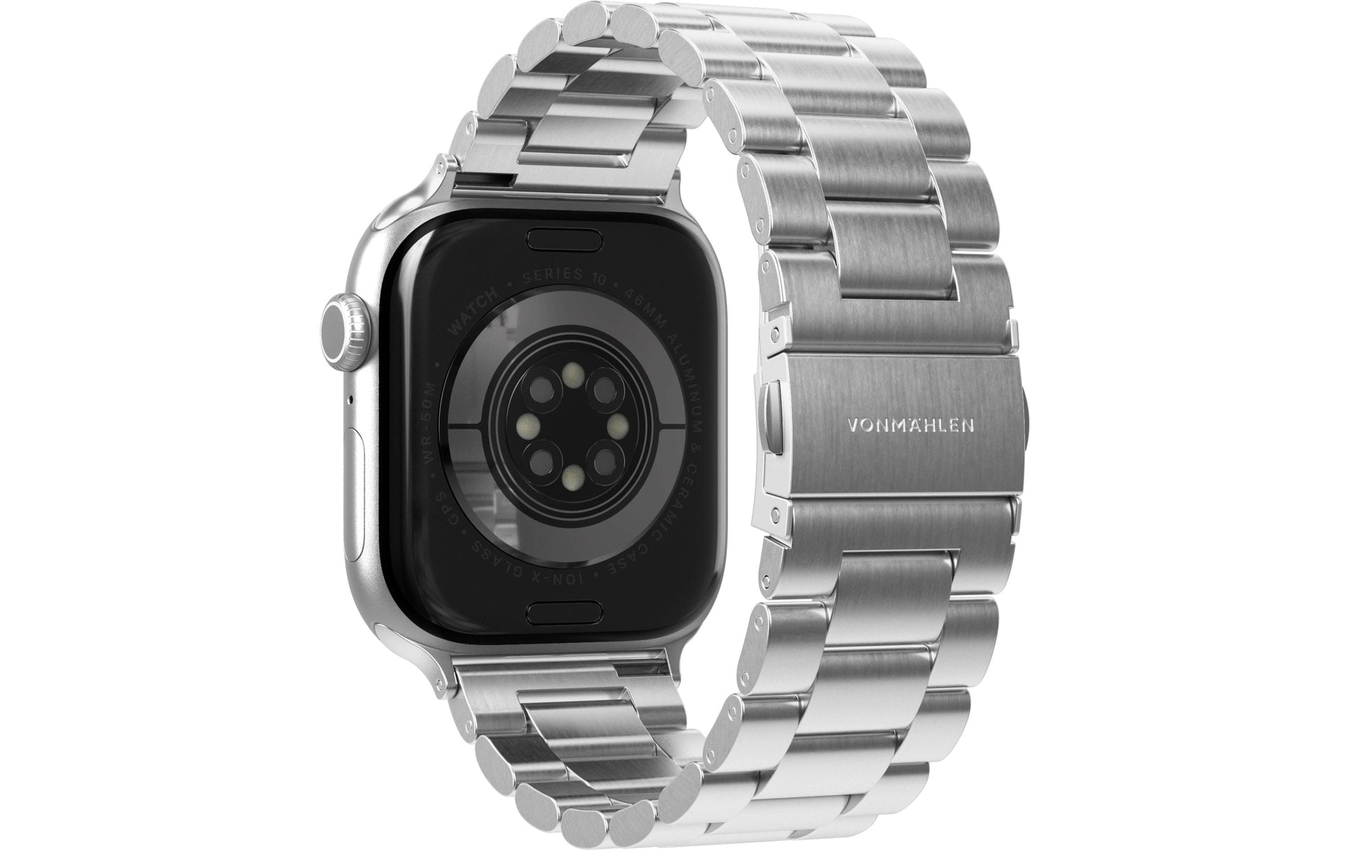 Vonmählen Link Bracelet2 – Armband – für Apple Watch 40/41/42 mm, Silber, One Size, Edelstahl