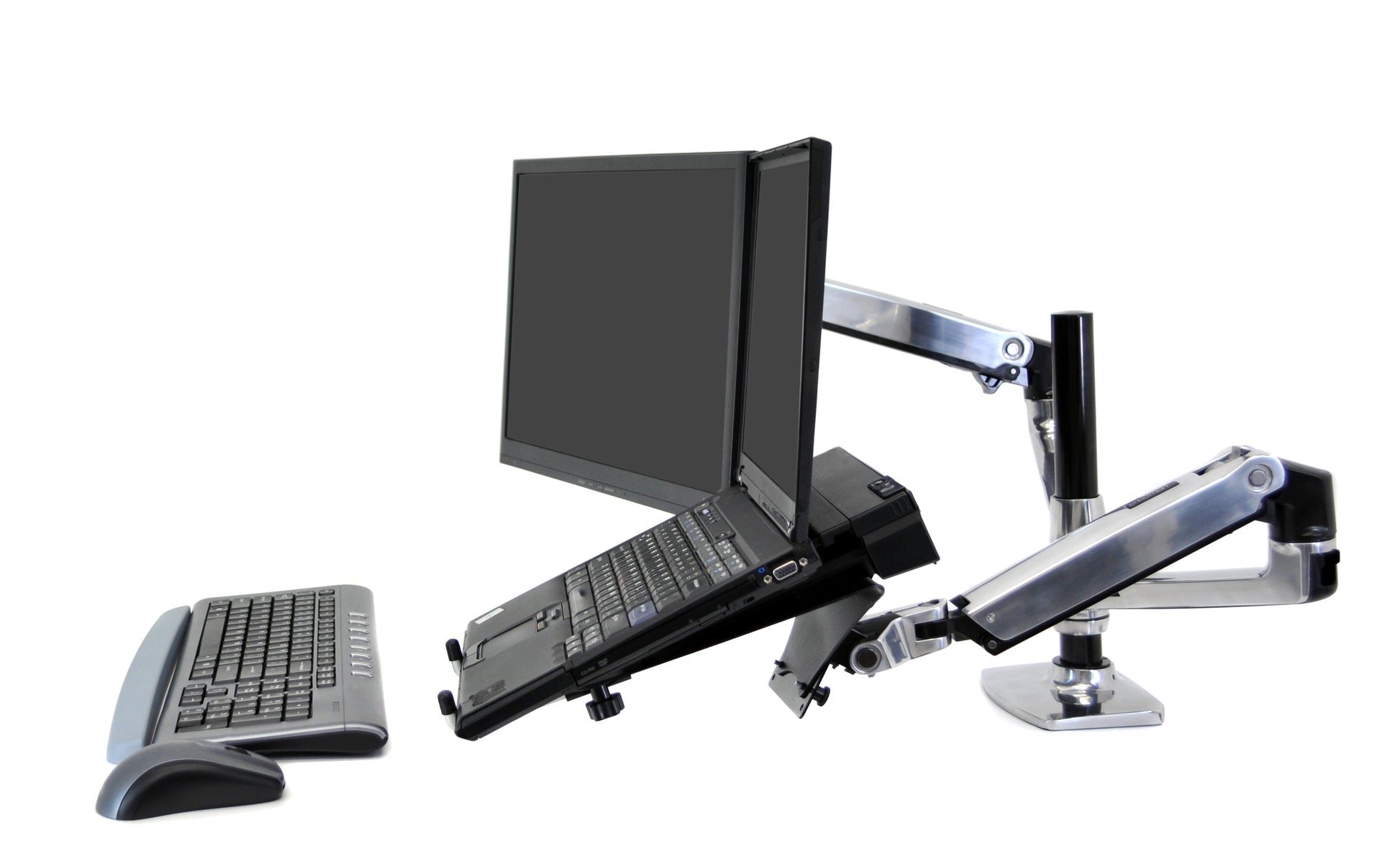 Ergotron LX Dual Stacking Arm MIS-D – Monitorarm, Dual, bis 24", 18,1 kg, Lift
