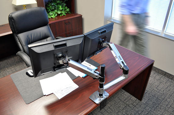 Ergotron LX Dual Stacking Arm MIS-D – Monitorarm, Dual, bis 24", 18,1 kg, Lift