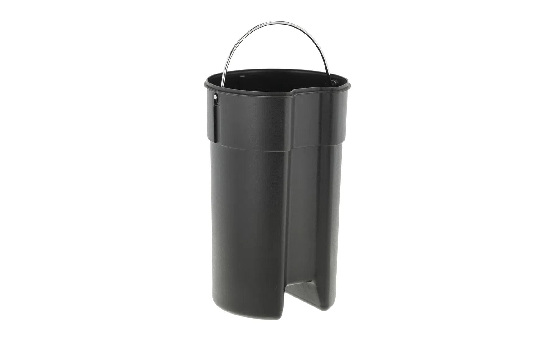 Zone Denmark Papierkorb – 3 l – Stahl, Schwarz – Ø 181 × H 263 mm
